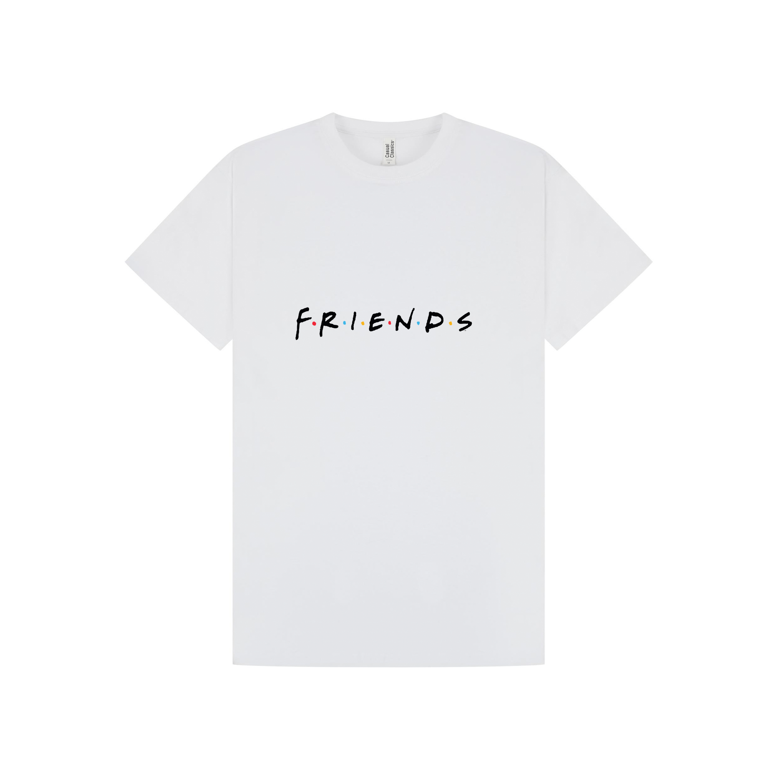 White Printed T-shirt Front