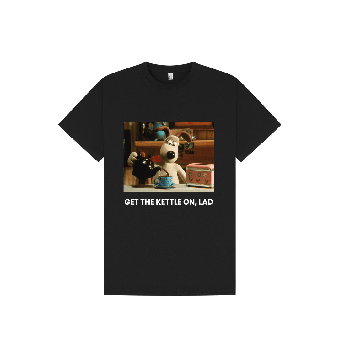 Black Printed T-shirt Front