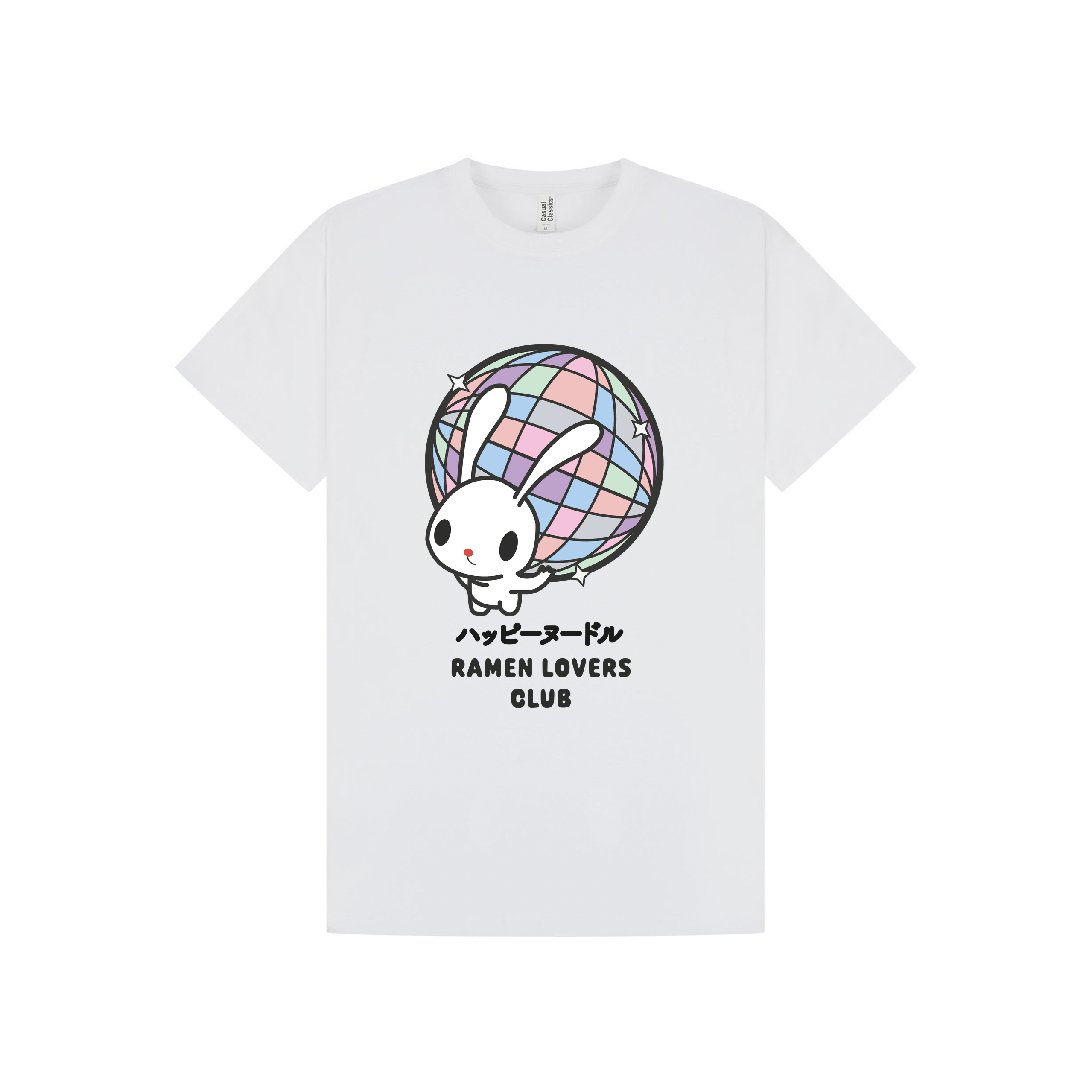 White Printed T-shirt Front