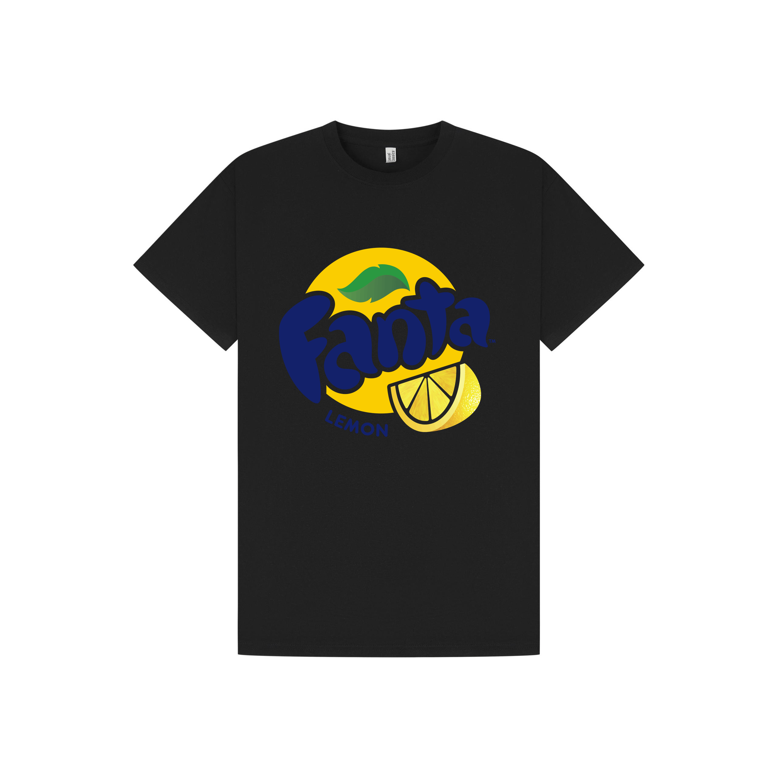 Black Printed T-shirt Front