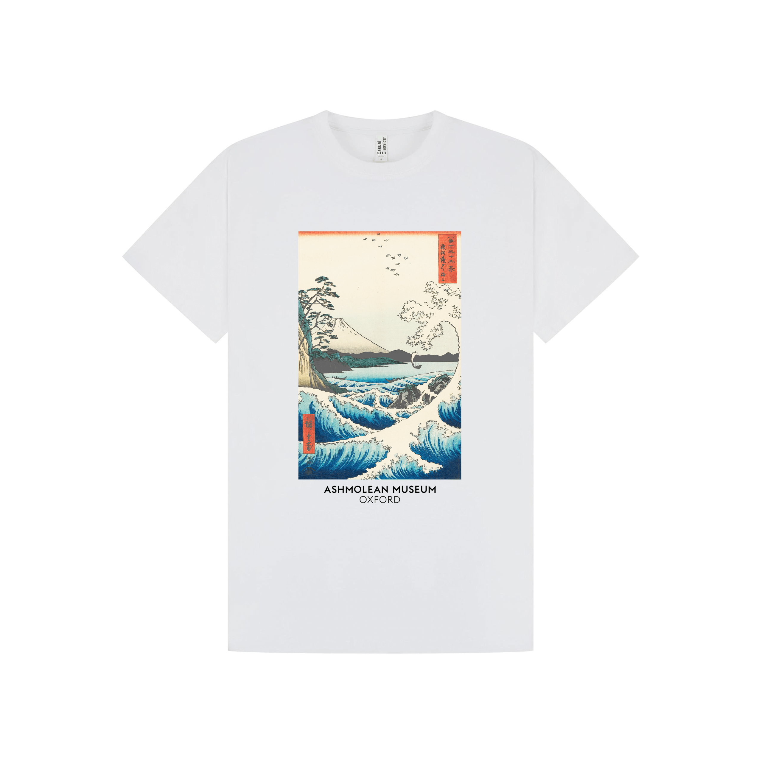 White Printed T-shirt Front