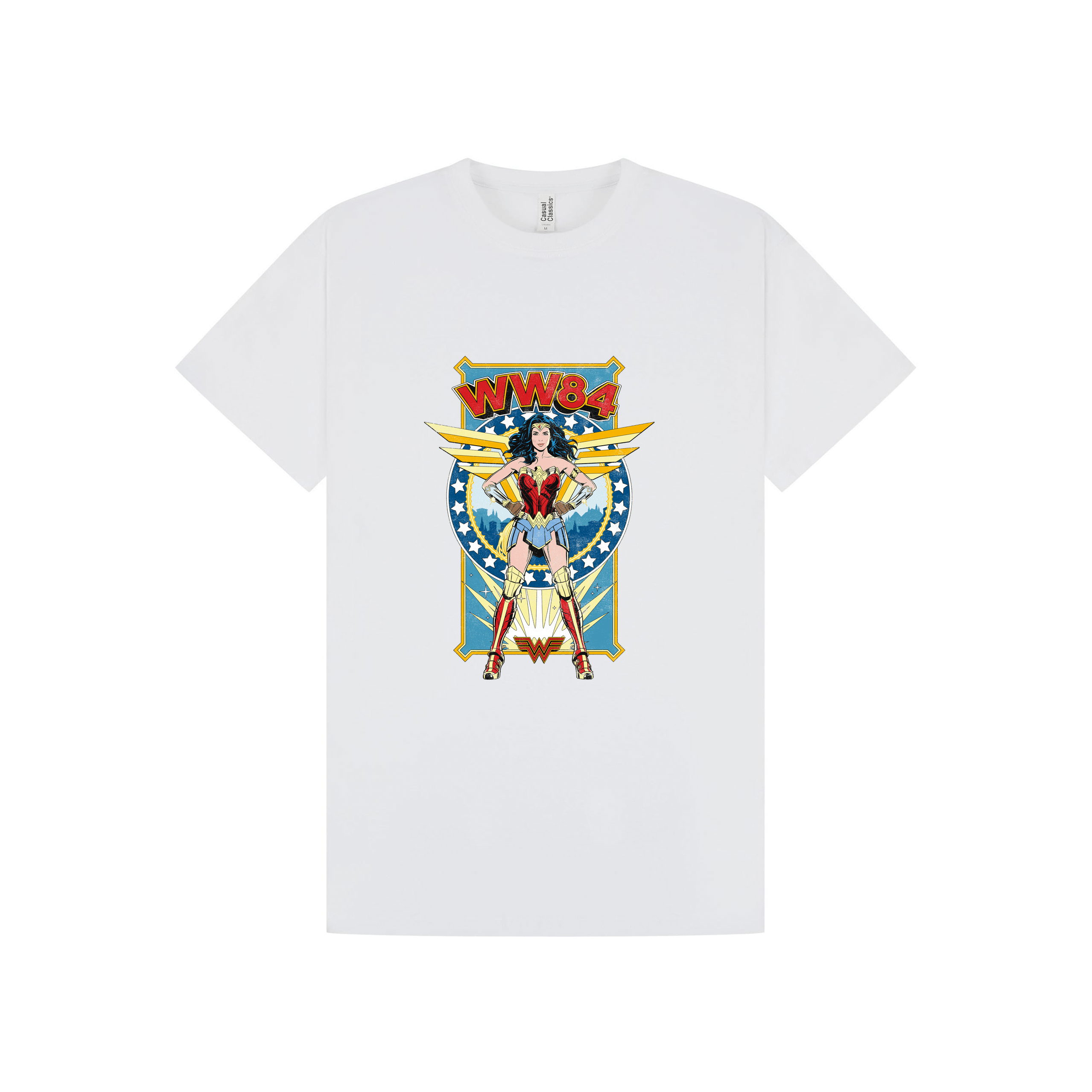 White Printed T-shirt Front