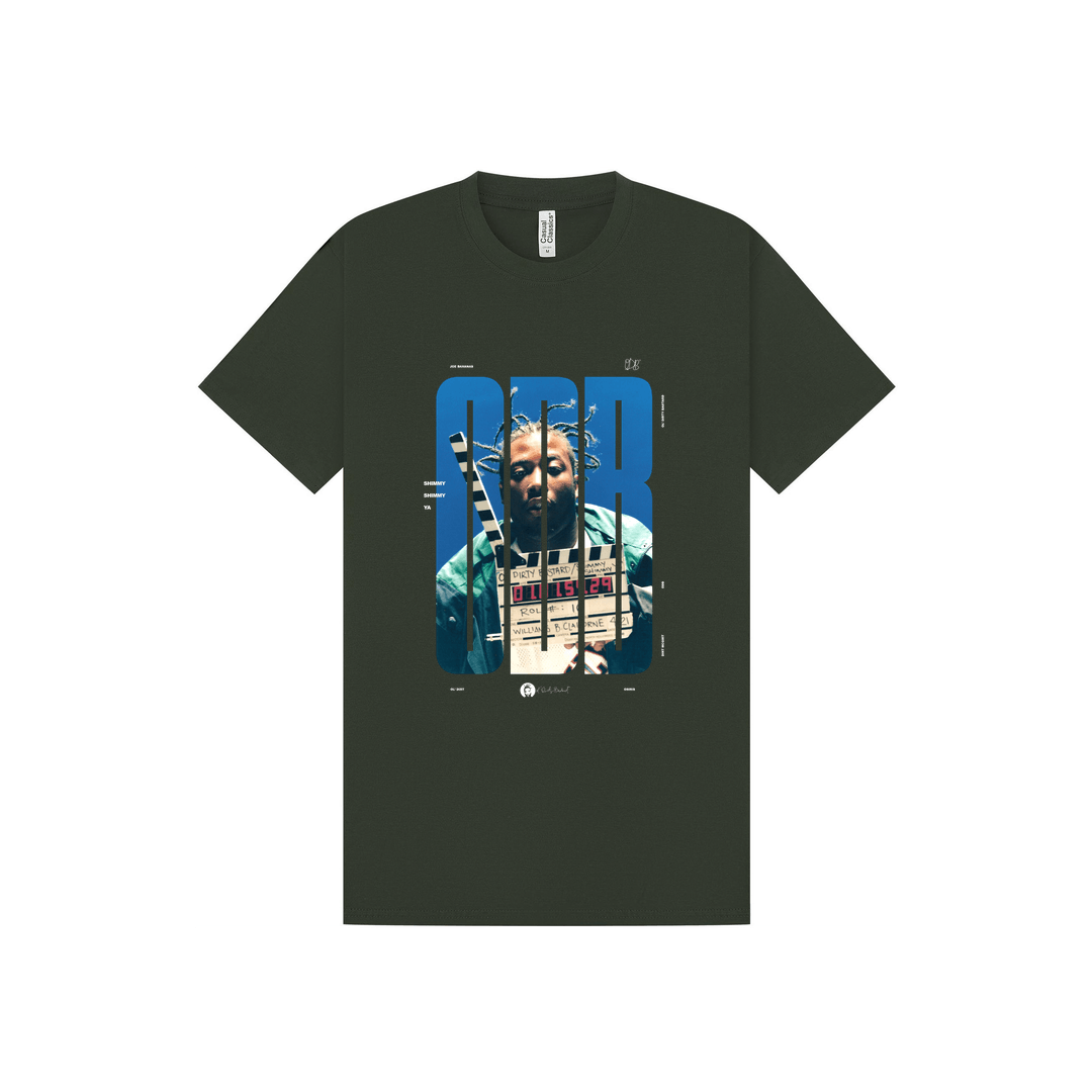 Forest Green Printed T-shirt Front