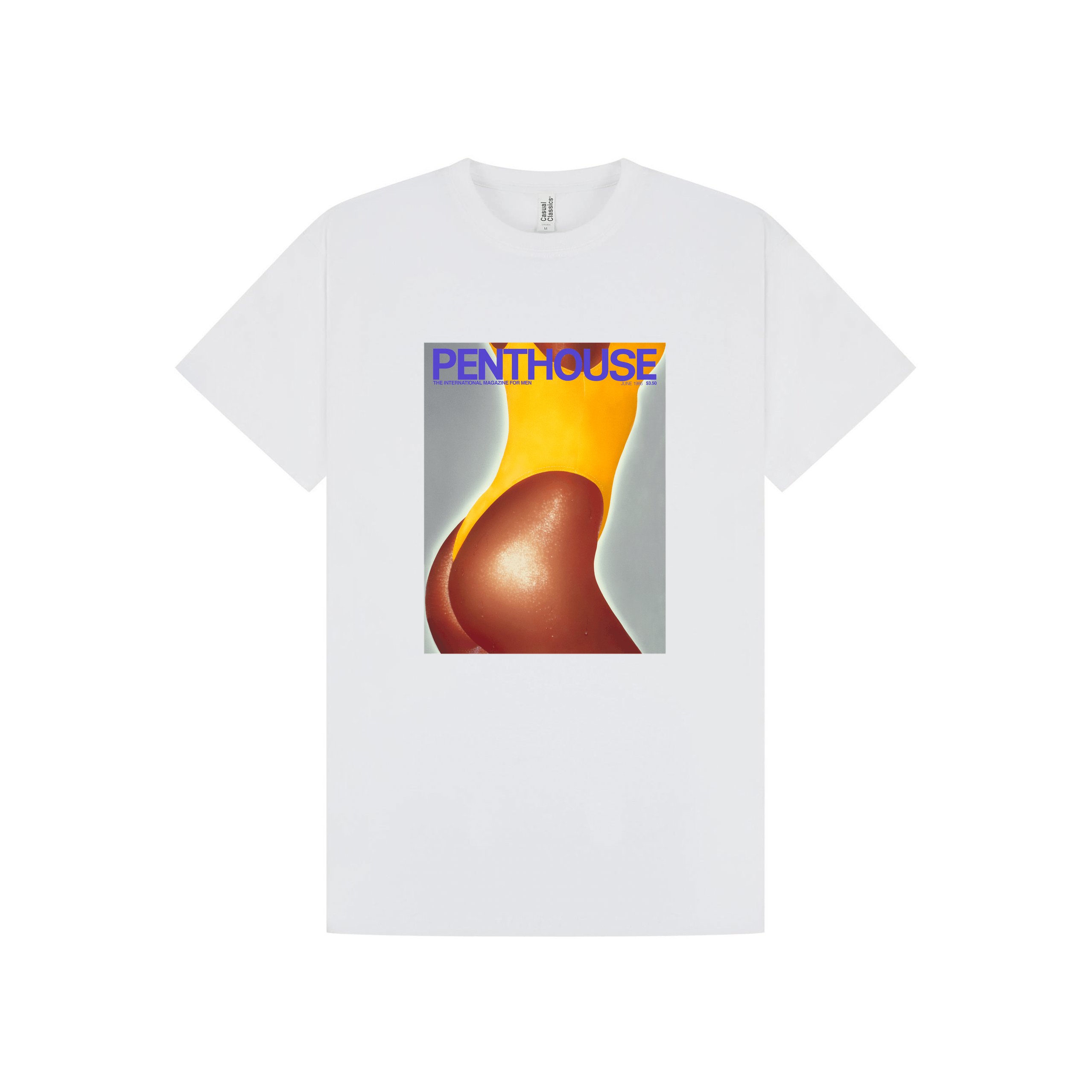 White Printed T-shirt Front