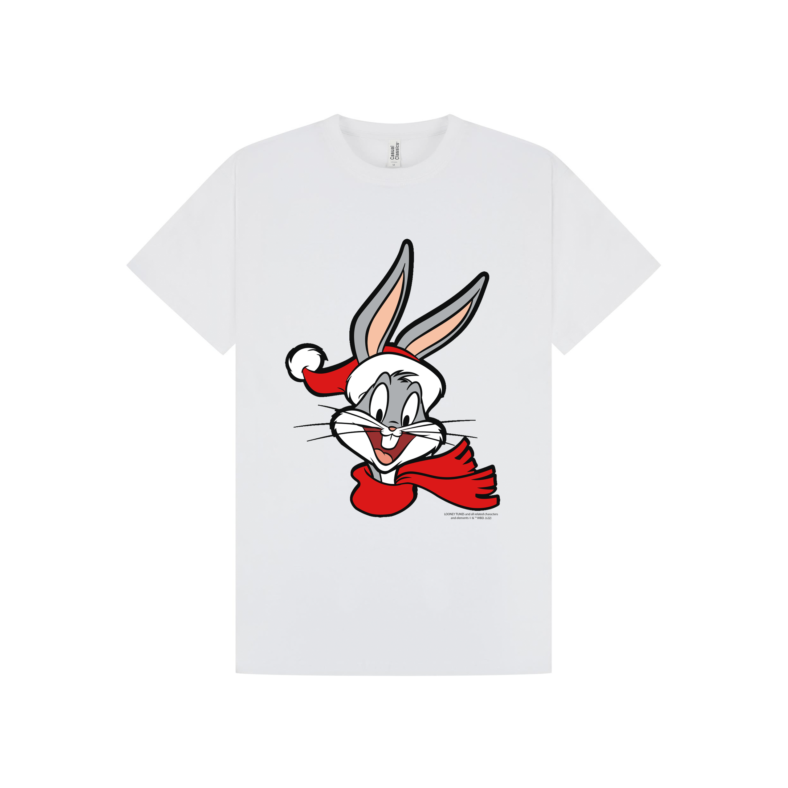 White Printed T-shirt Front