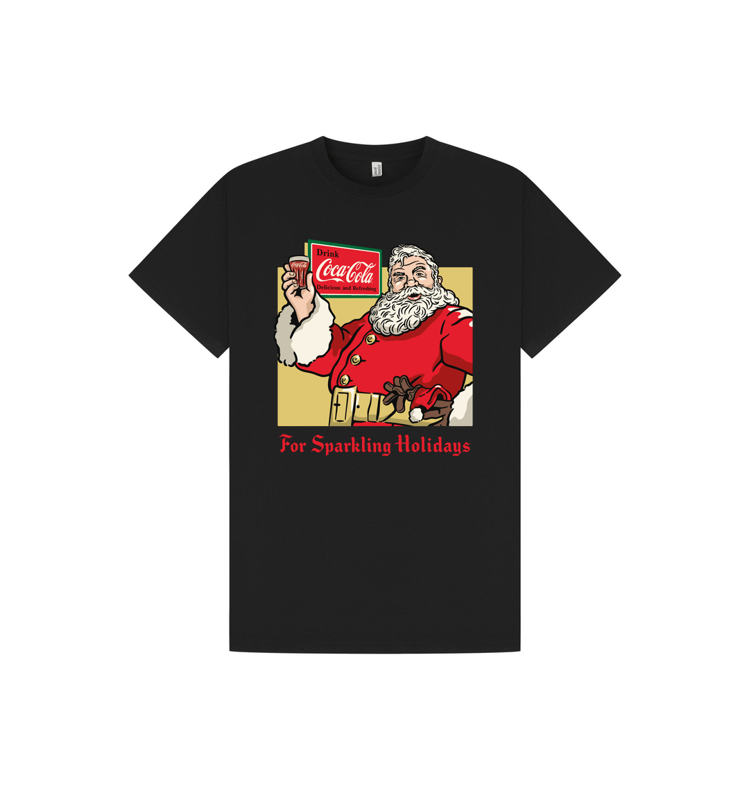 Black Printed T-shirt Front