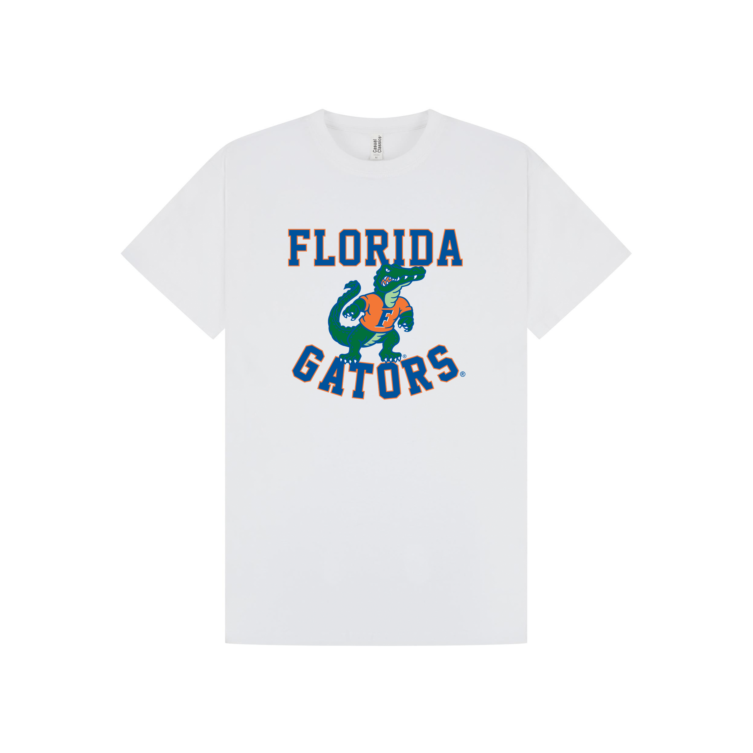 White Printed T-shirt Front