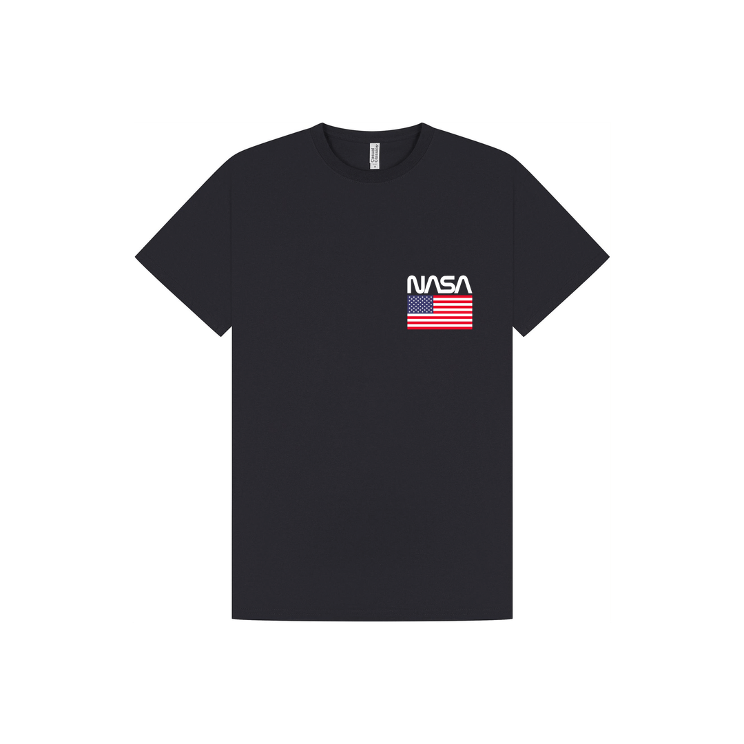 Navy Printed T-shirt Front