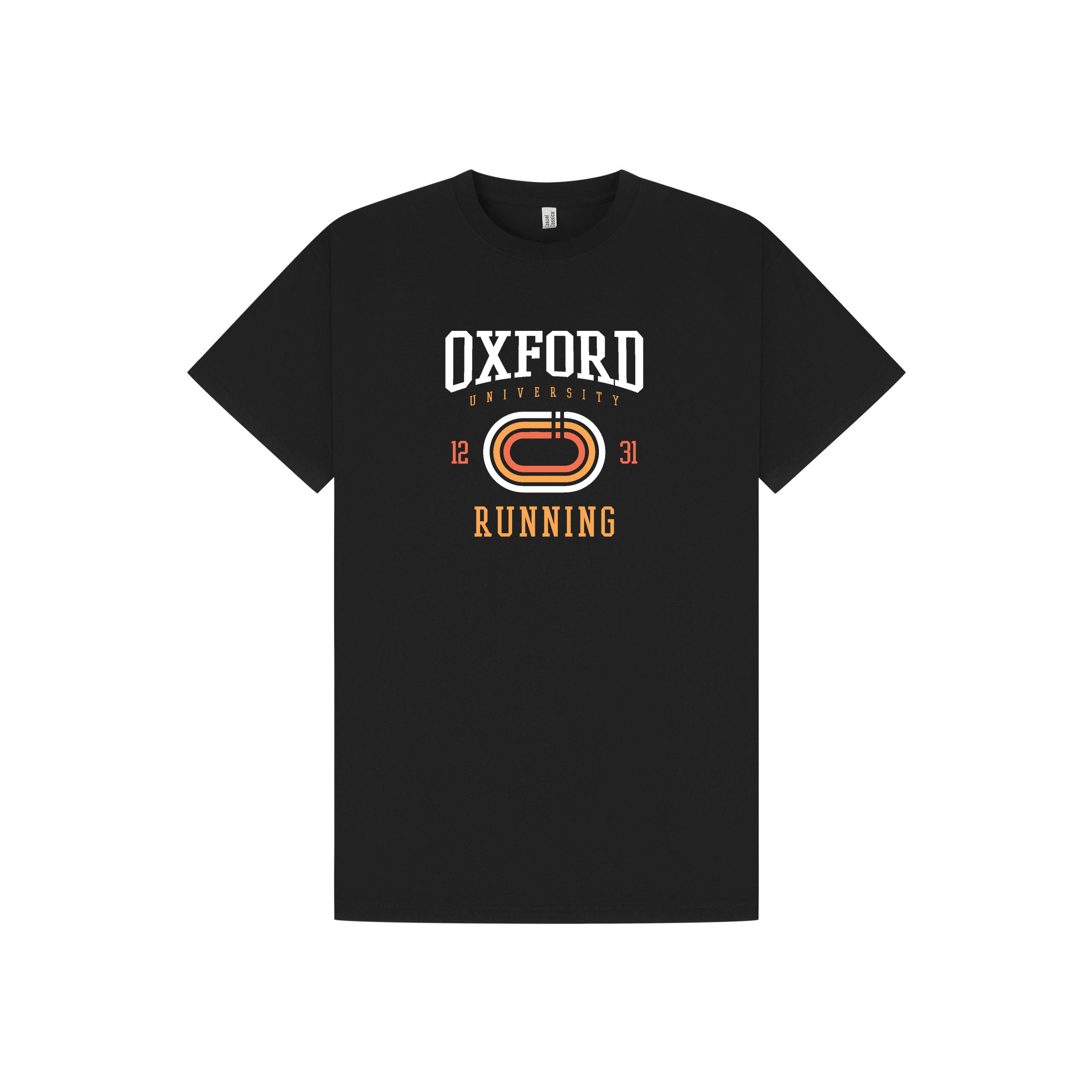 Black Printed T-shirt Front