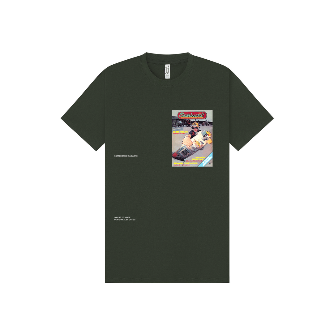 Forest Green Printed T-shirt Front