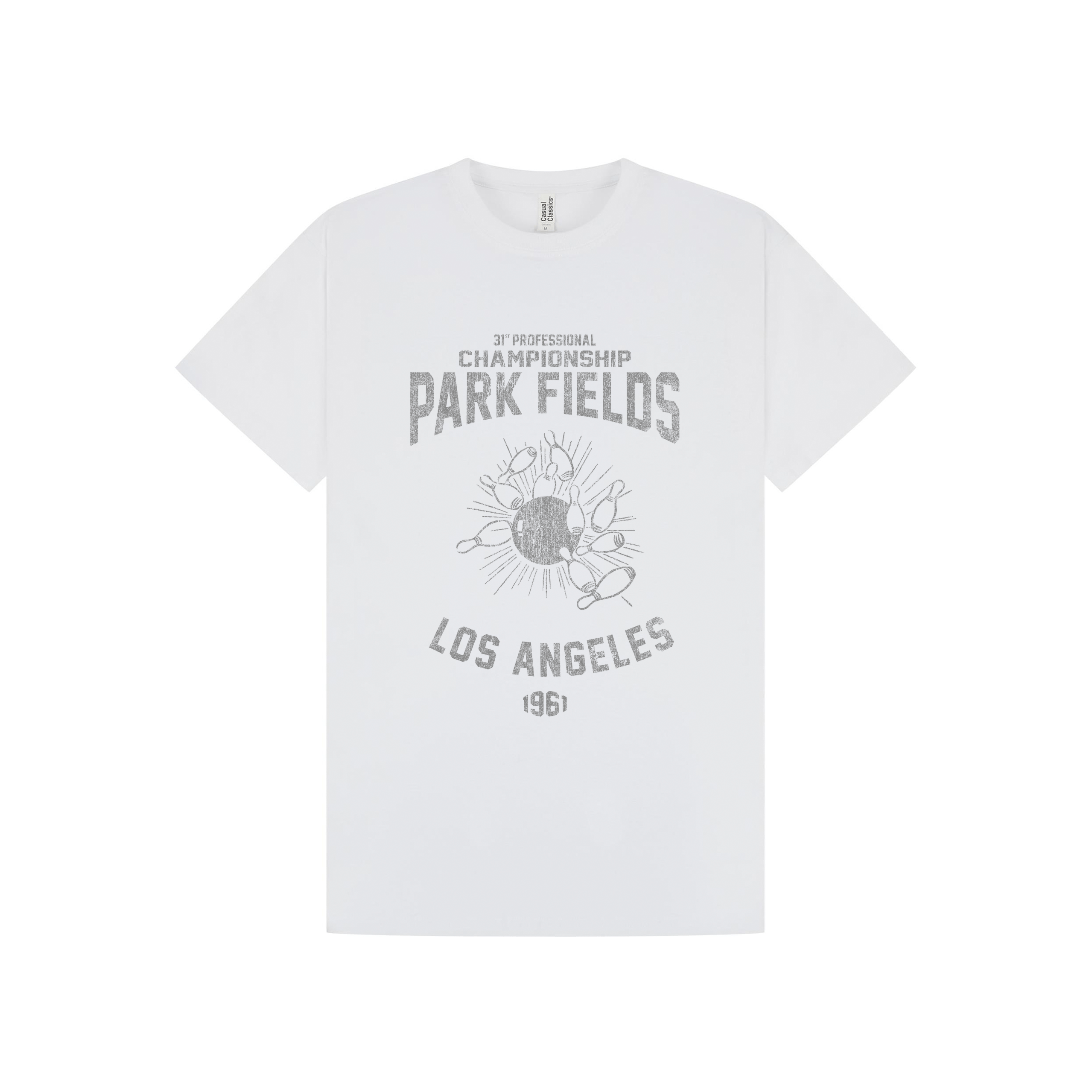 White Printed T-shirt Front