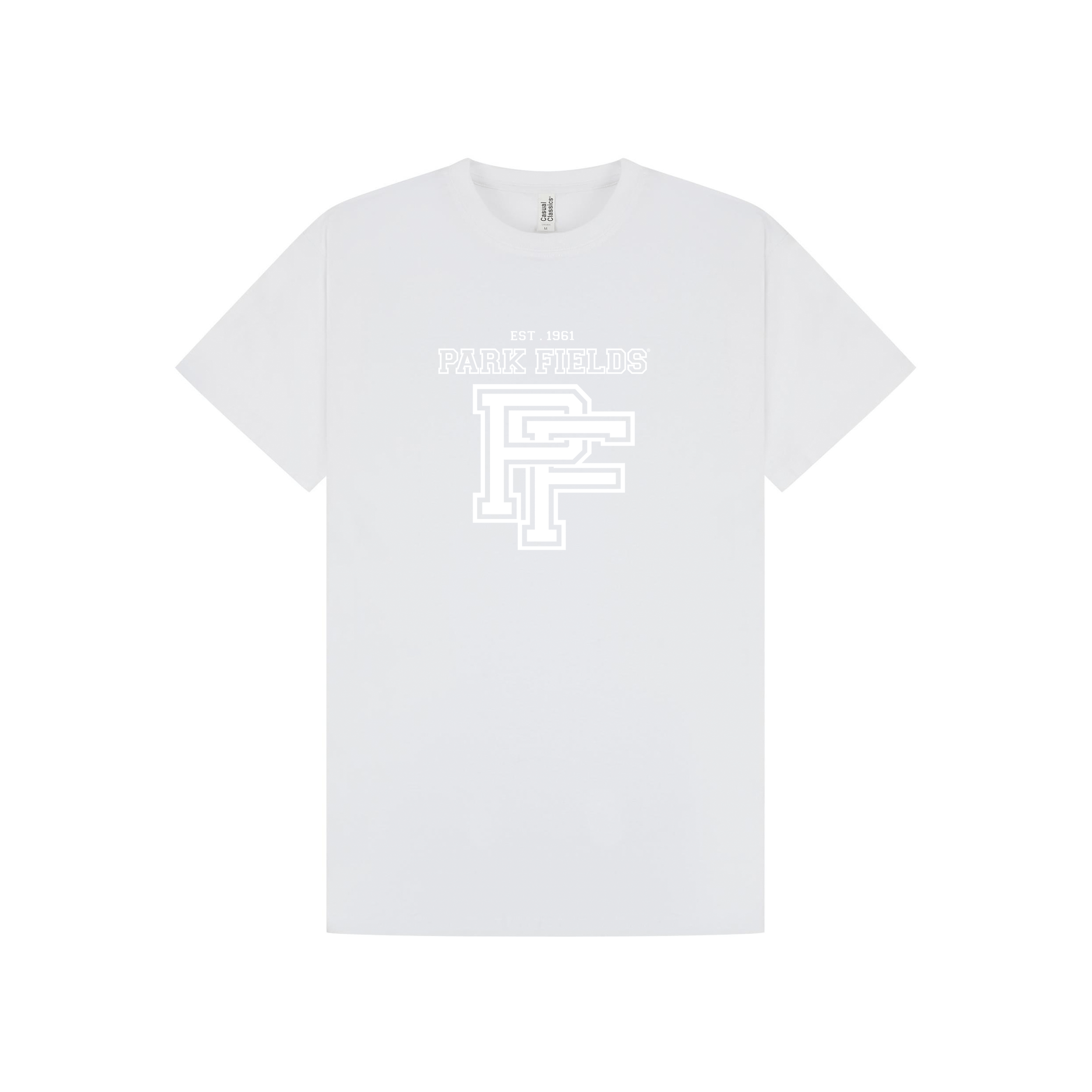 White Printed T-shirt Front