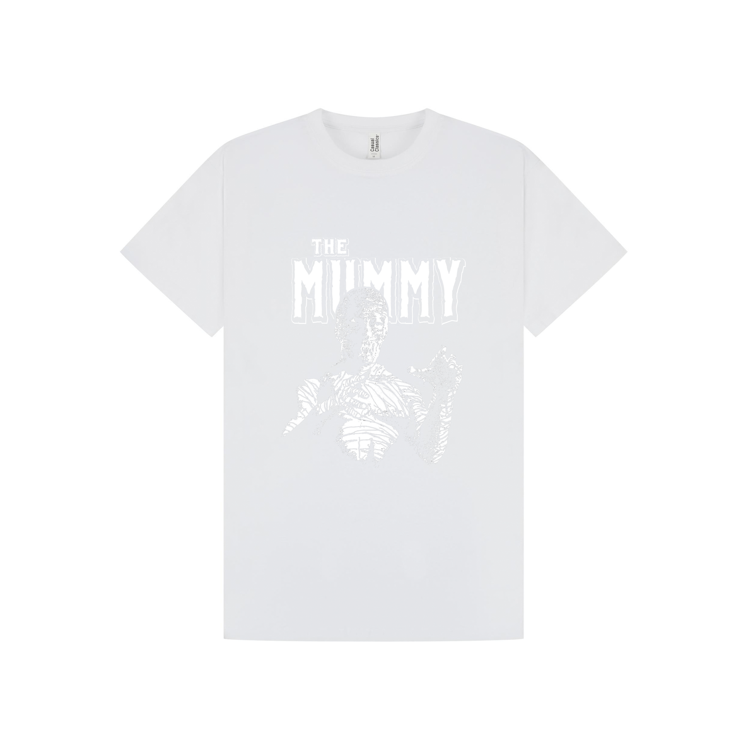 White Printed T-shirt Front