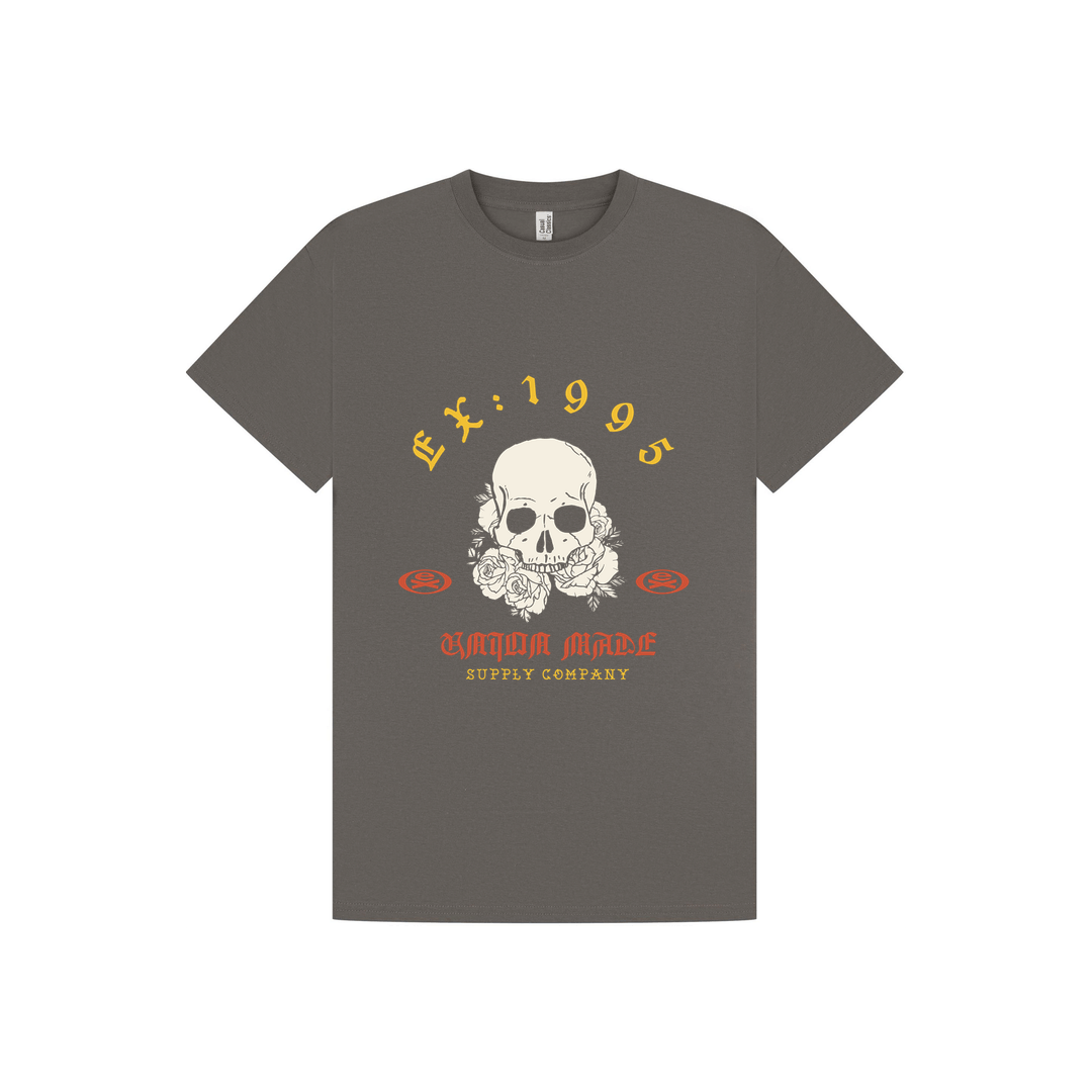 Charcoal Printed T-shirt Front