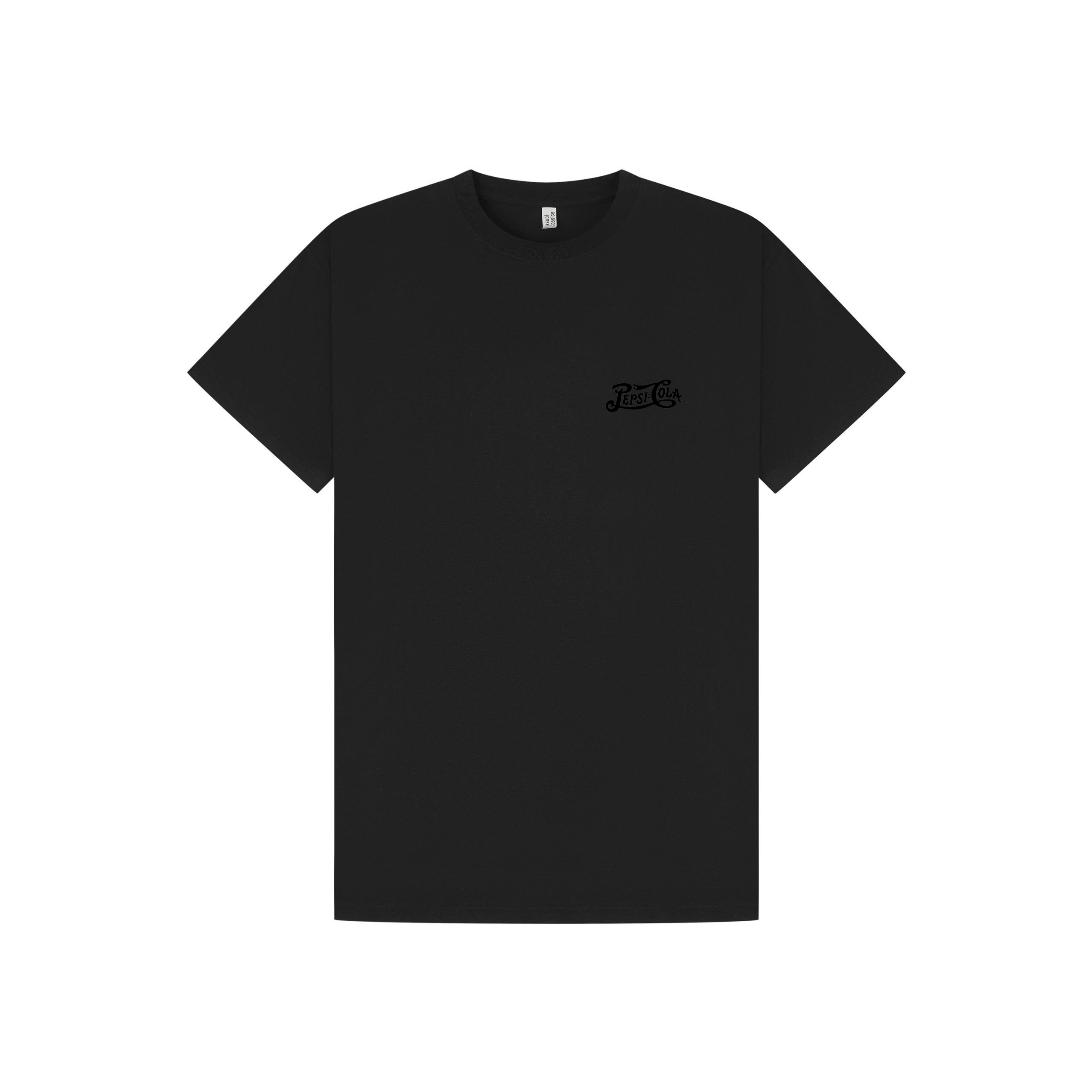 Black Printed T-shirt Front