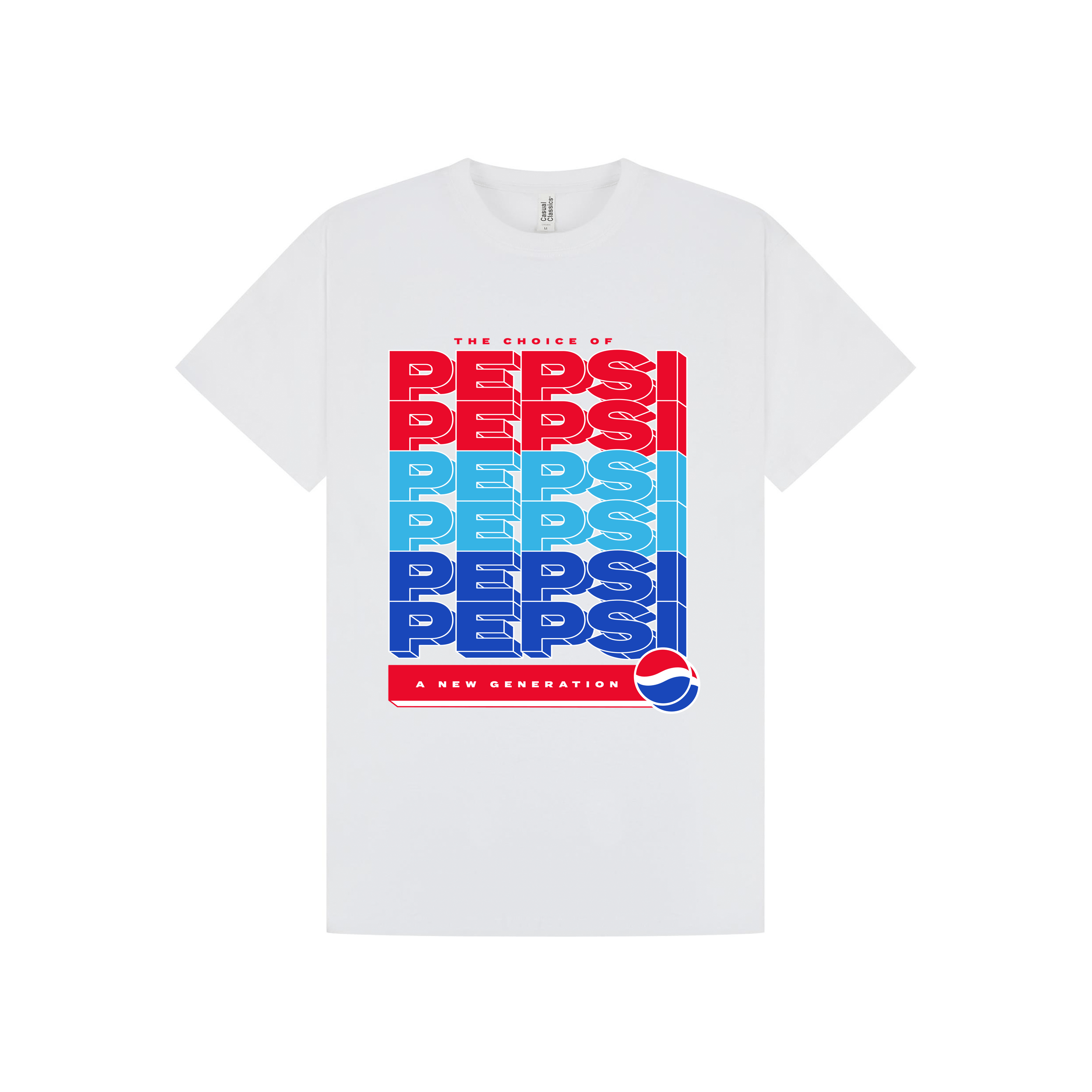 White Printed T-shirt Front