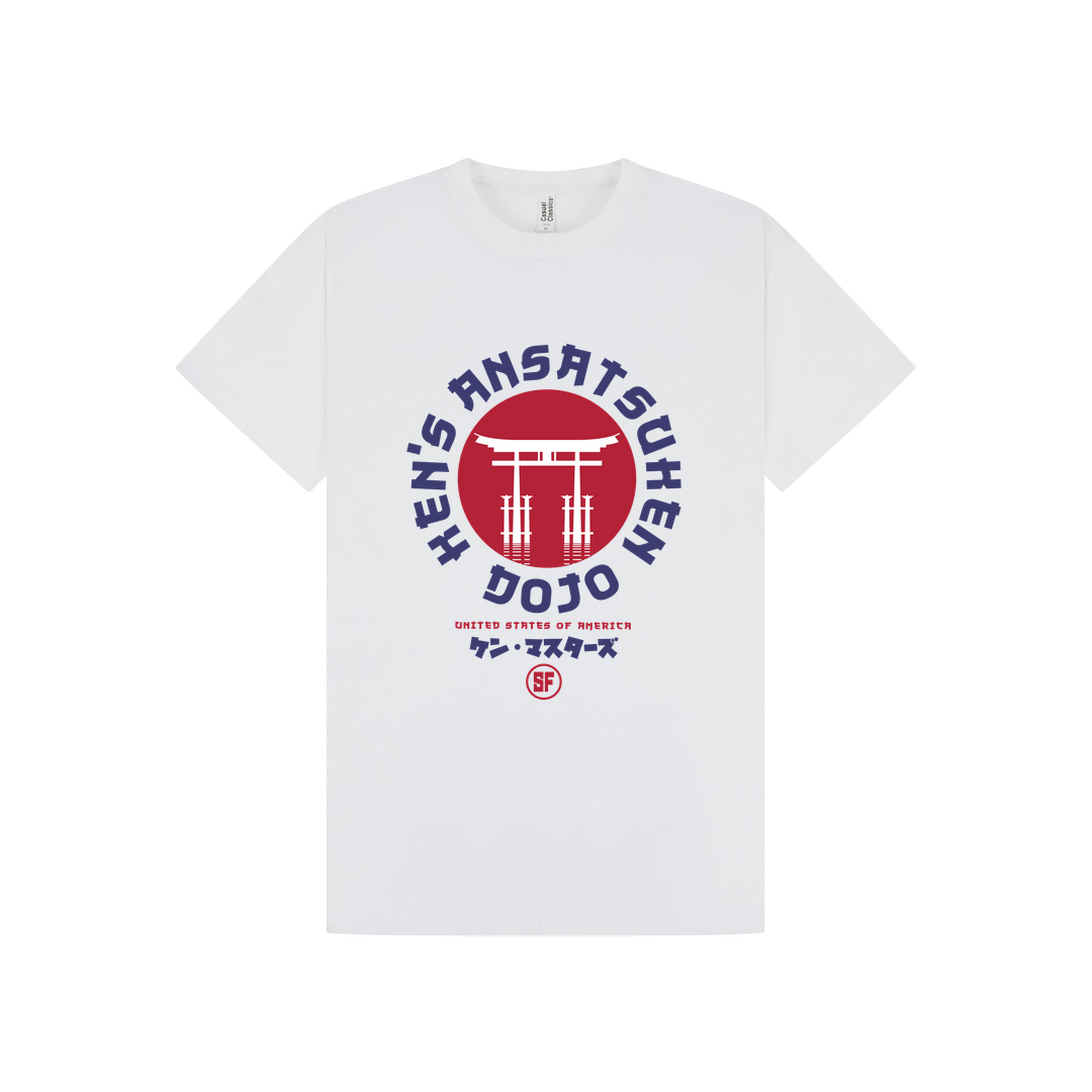 White Printed T-shirt Front