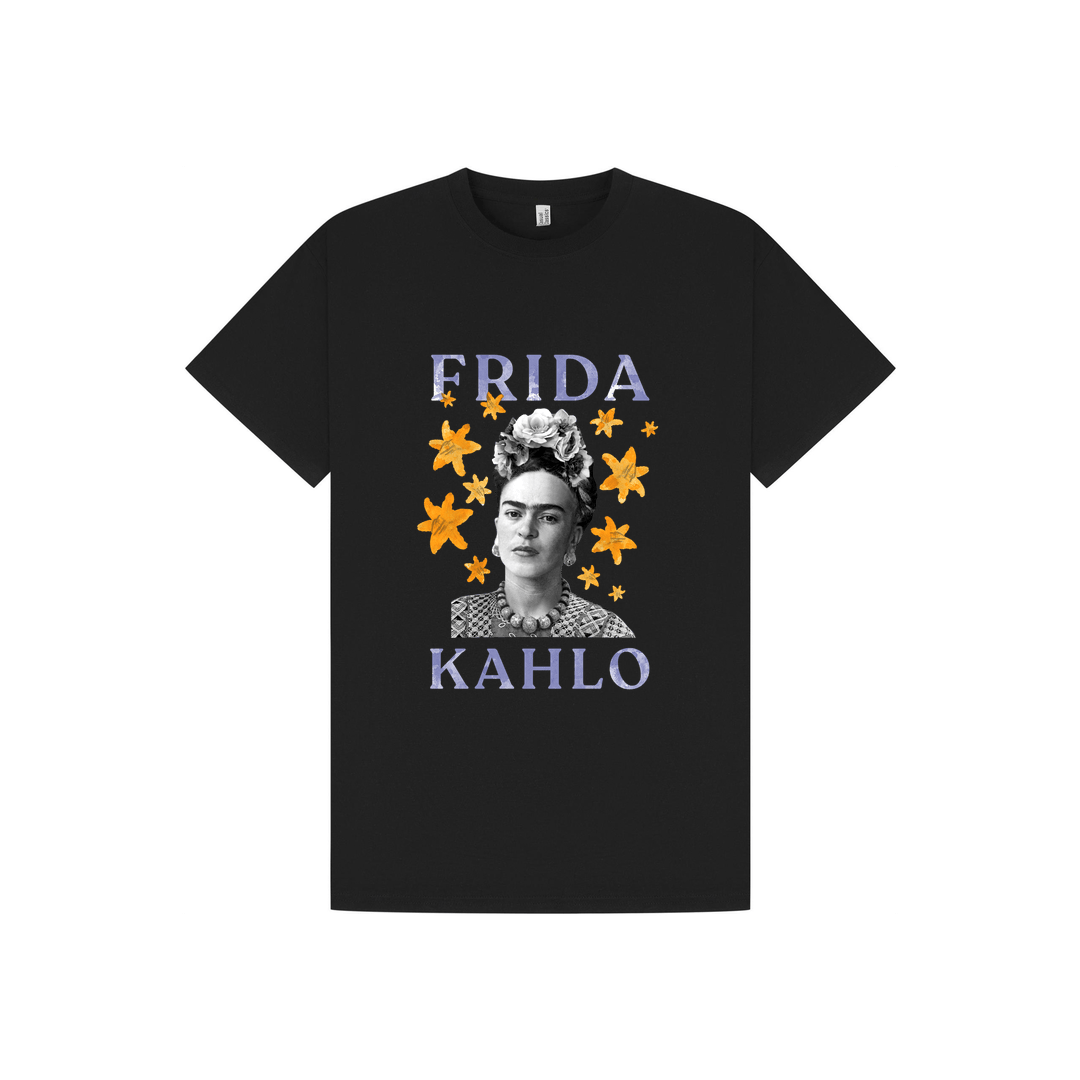 Black Printed T-shirt Front