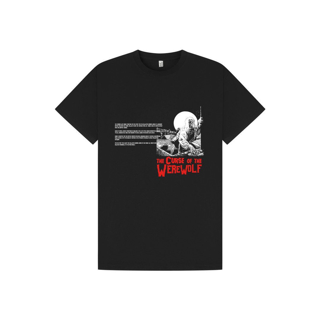 Black Printed T-shirt Front