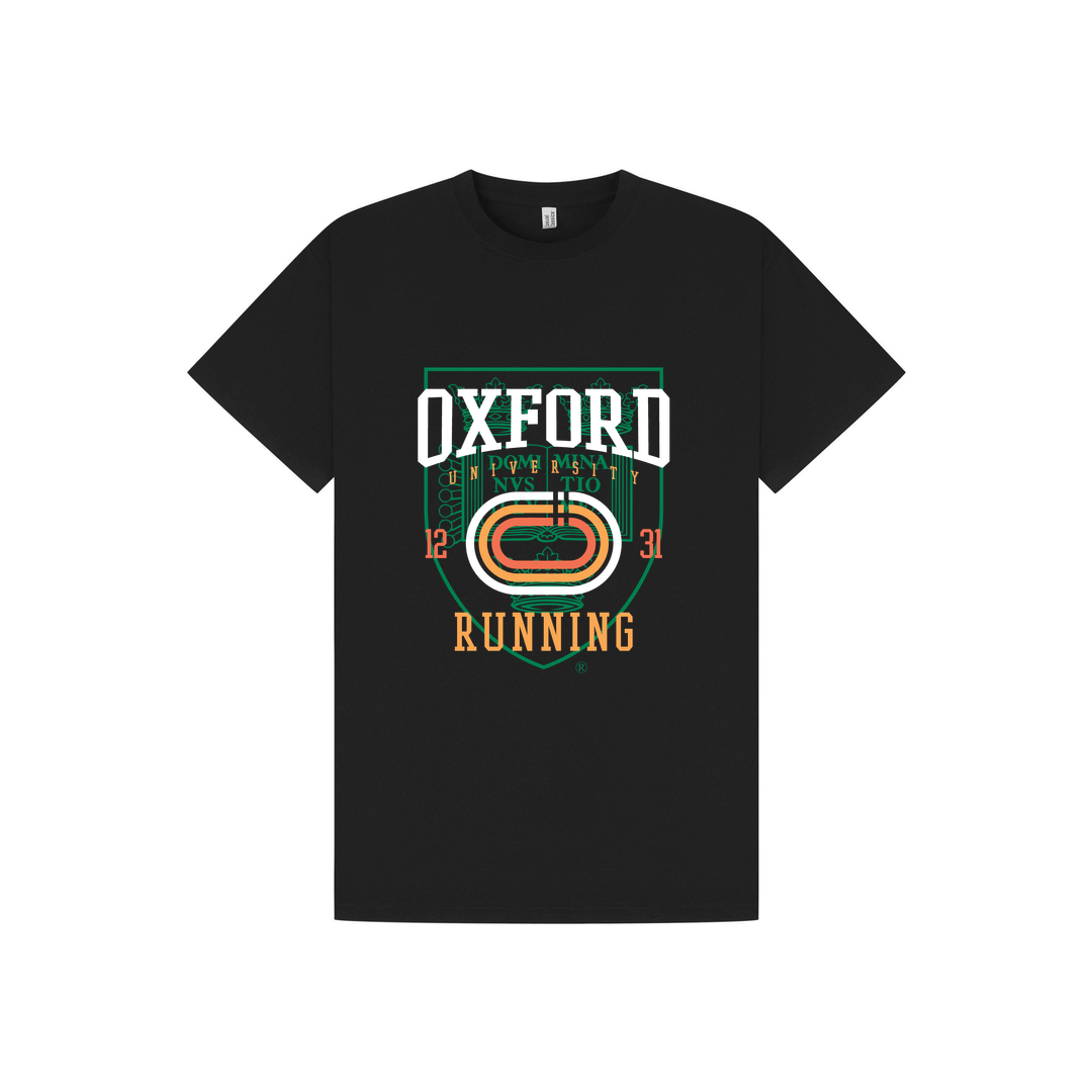 Black Printed T-shirt Front