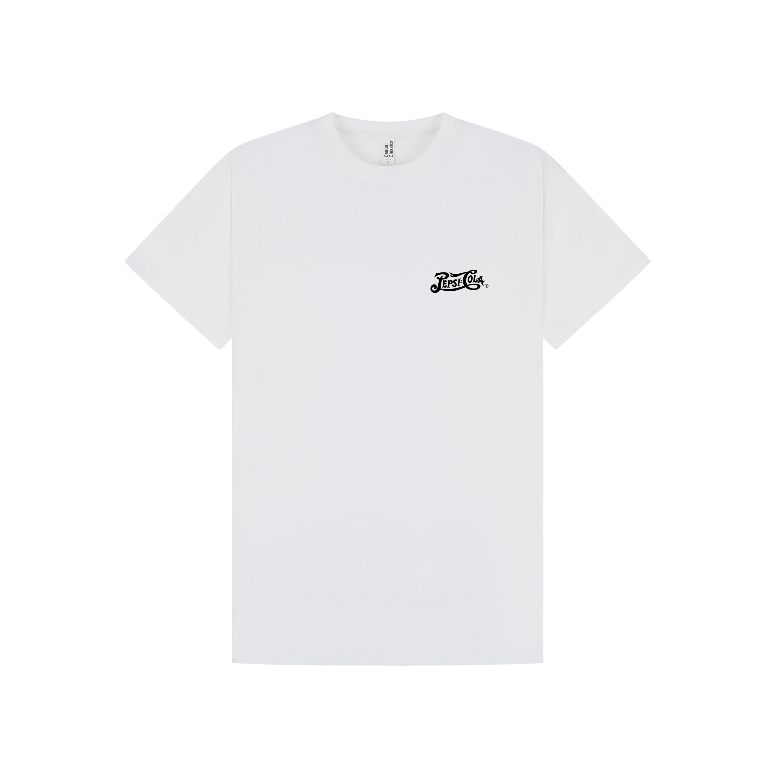 White Printed T-shirt Front