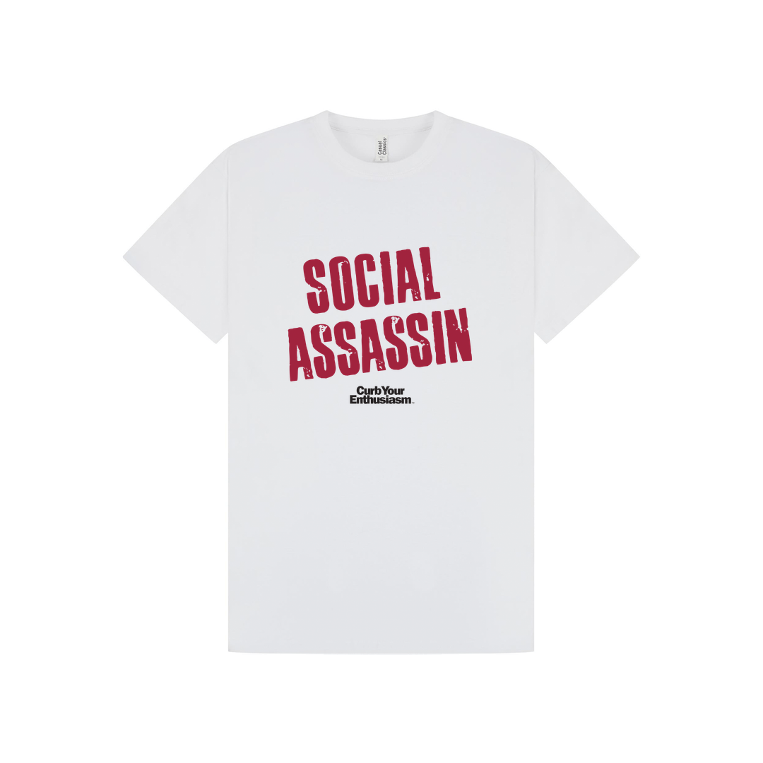 White Printed T-shirt Front