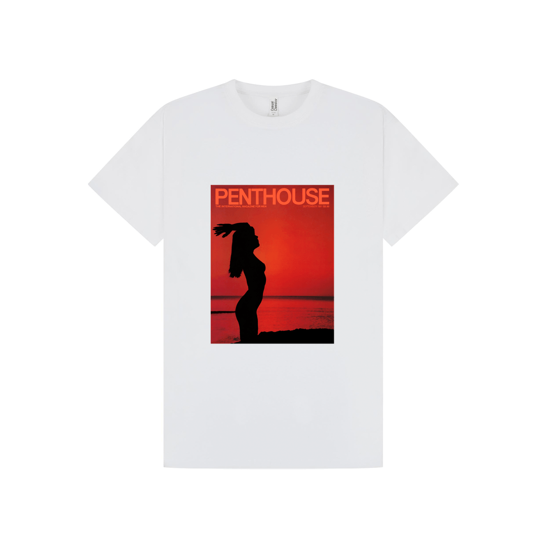 White Printed T-shirt Front