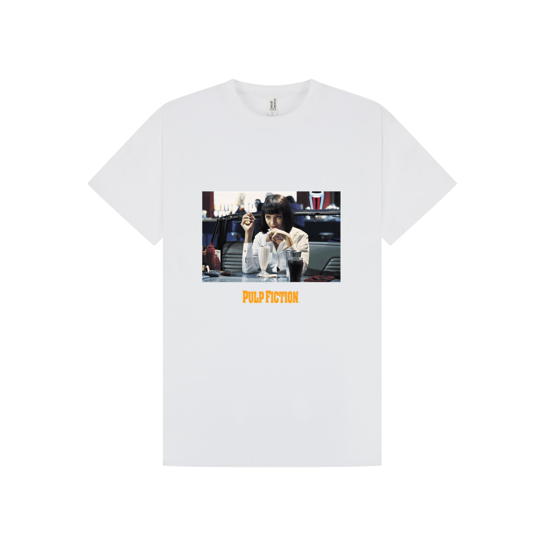 White Printed T-shirt Front