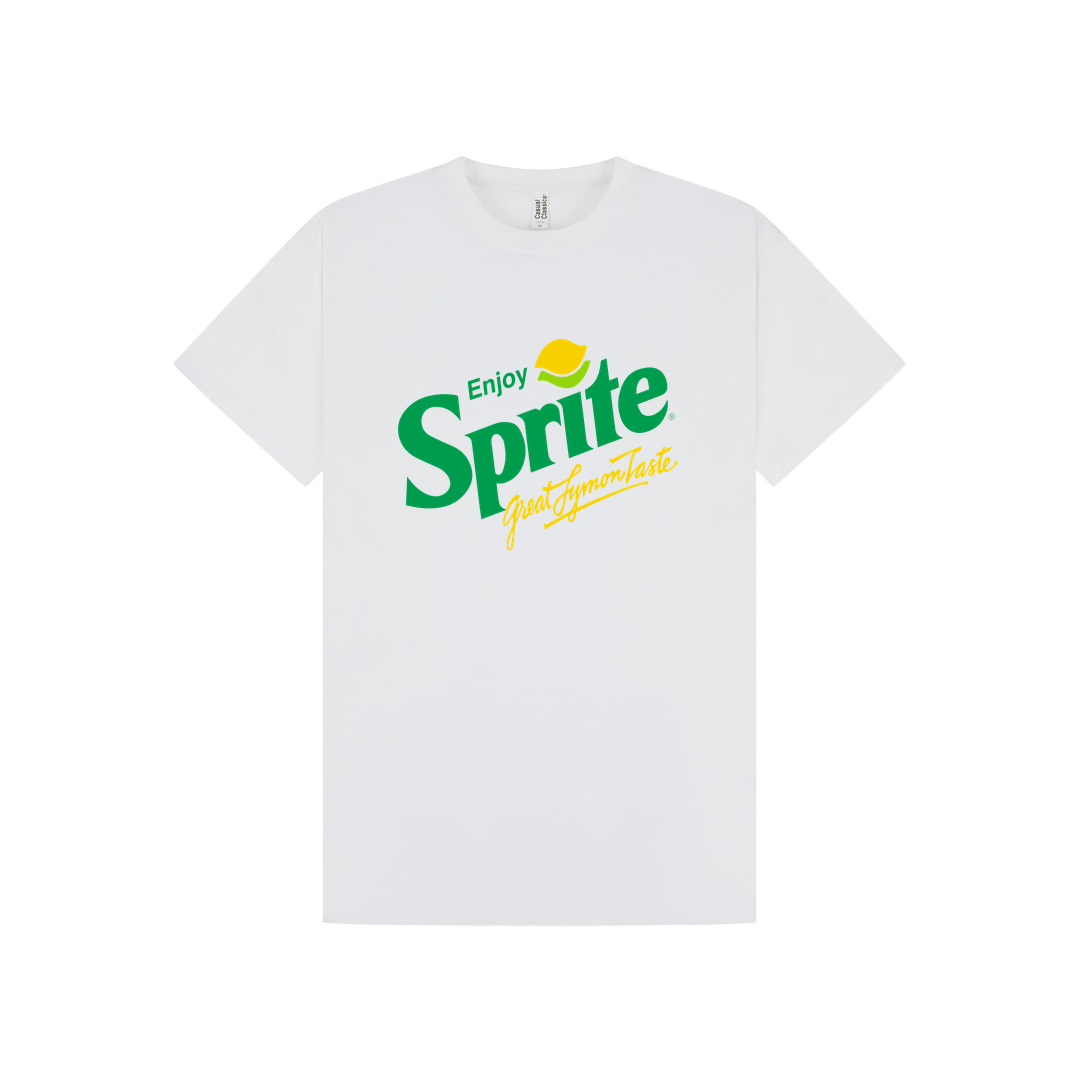 White Printed T-shirt Front