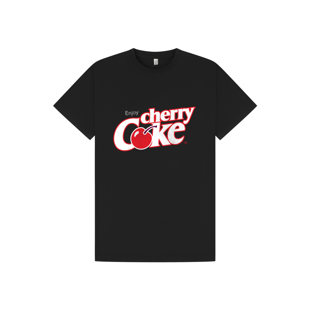 Black Printed T-shirt Front