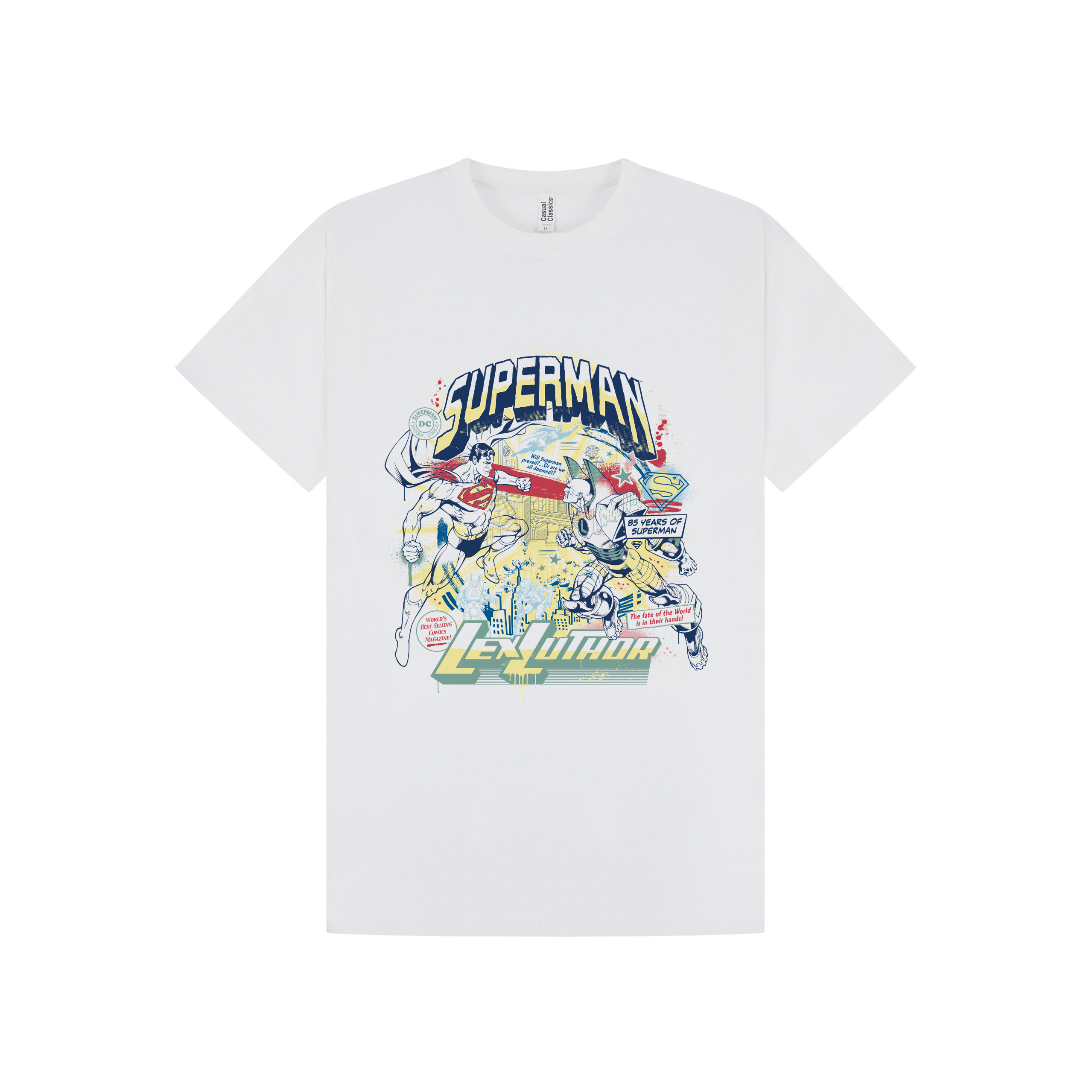 White Printed T-shirt Front