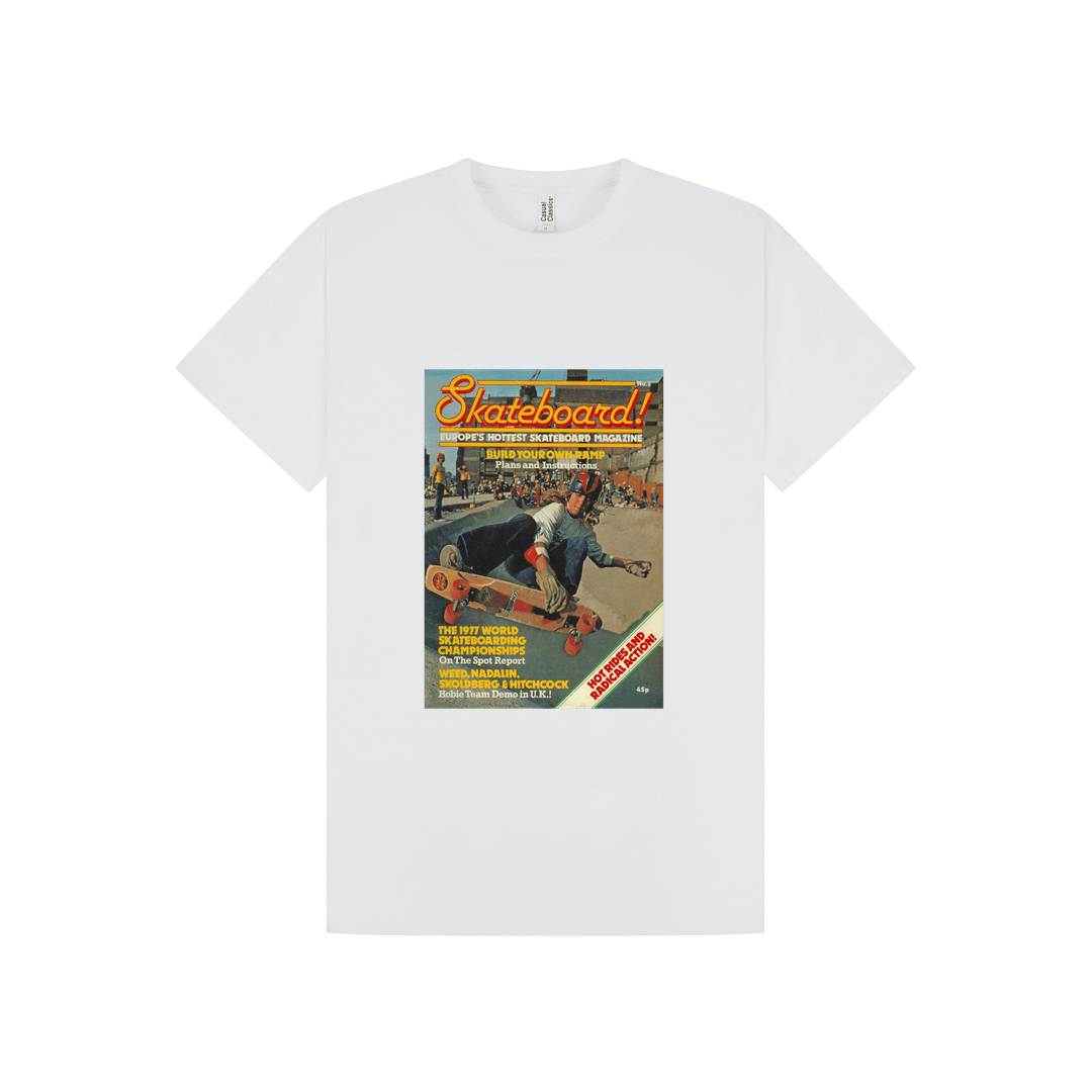 White Printed T-shirt Front