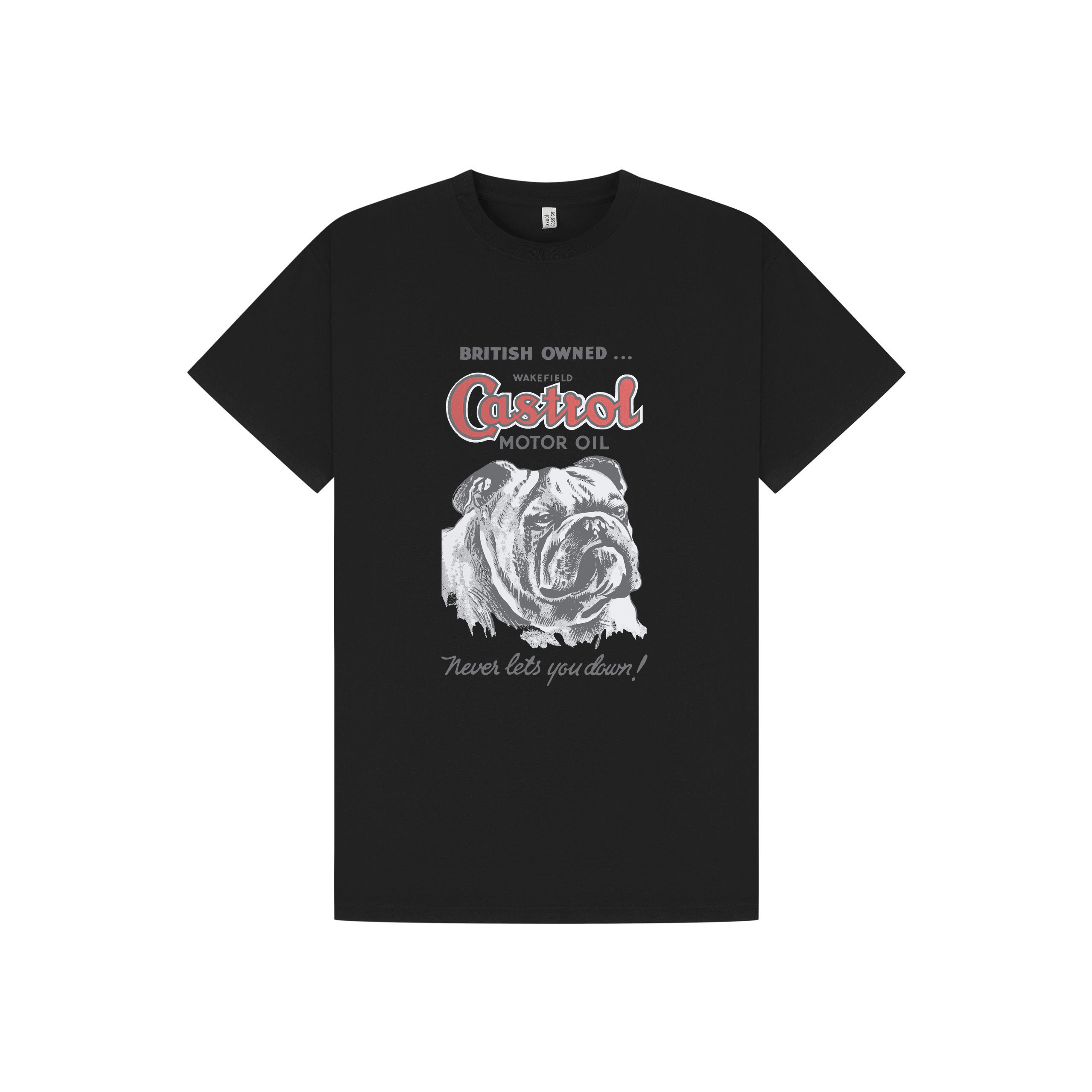 Black Printed T-shirt Front