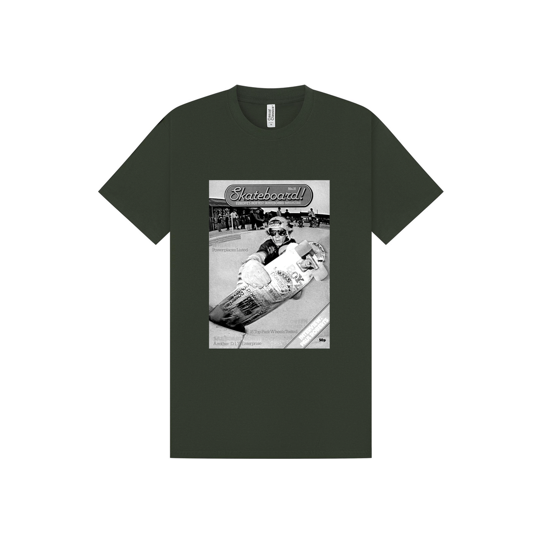 Forest Green Printed T-shirt Front