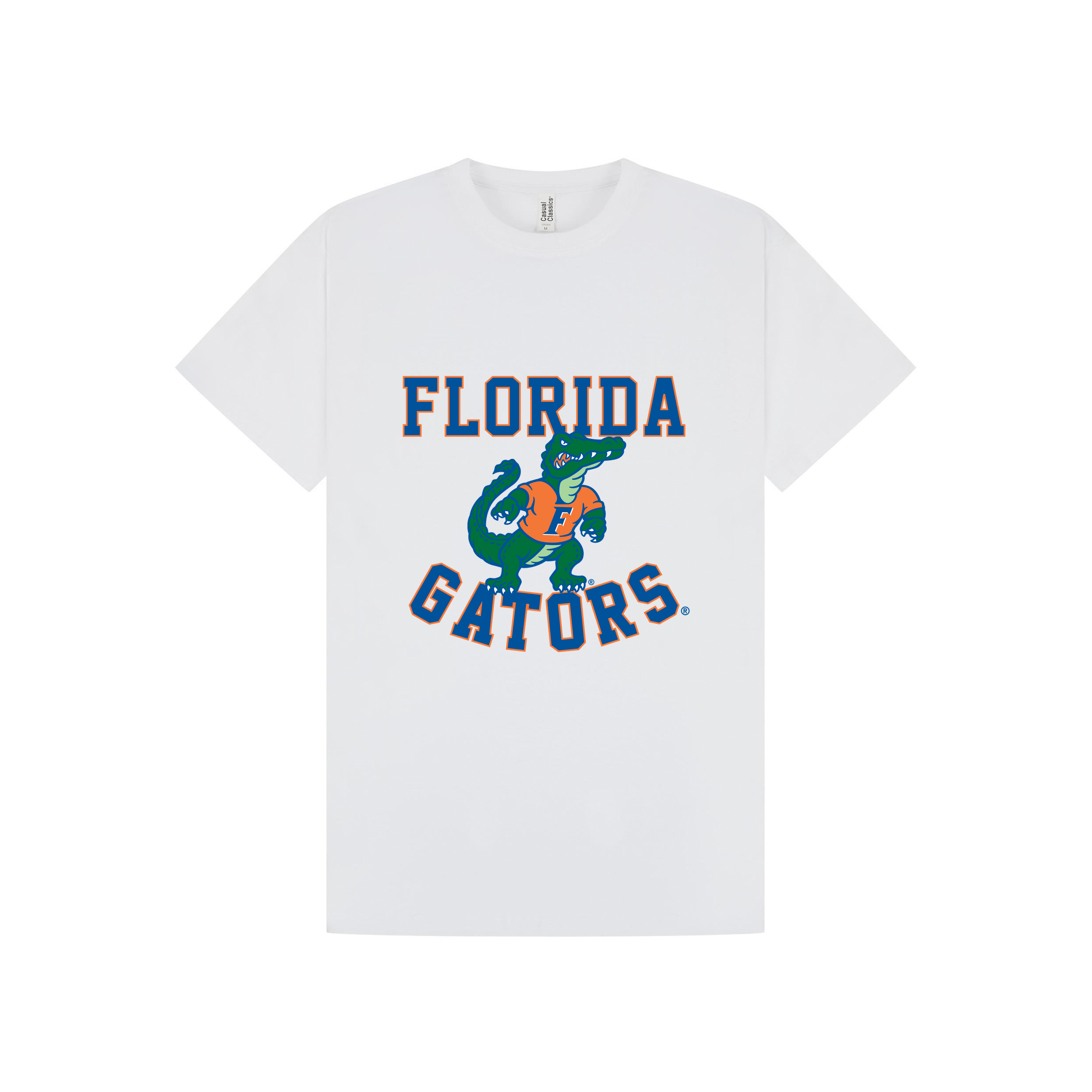 White Printed T-shirt Front