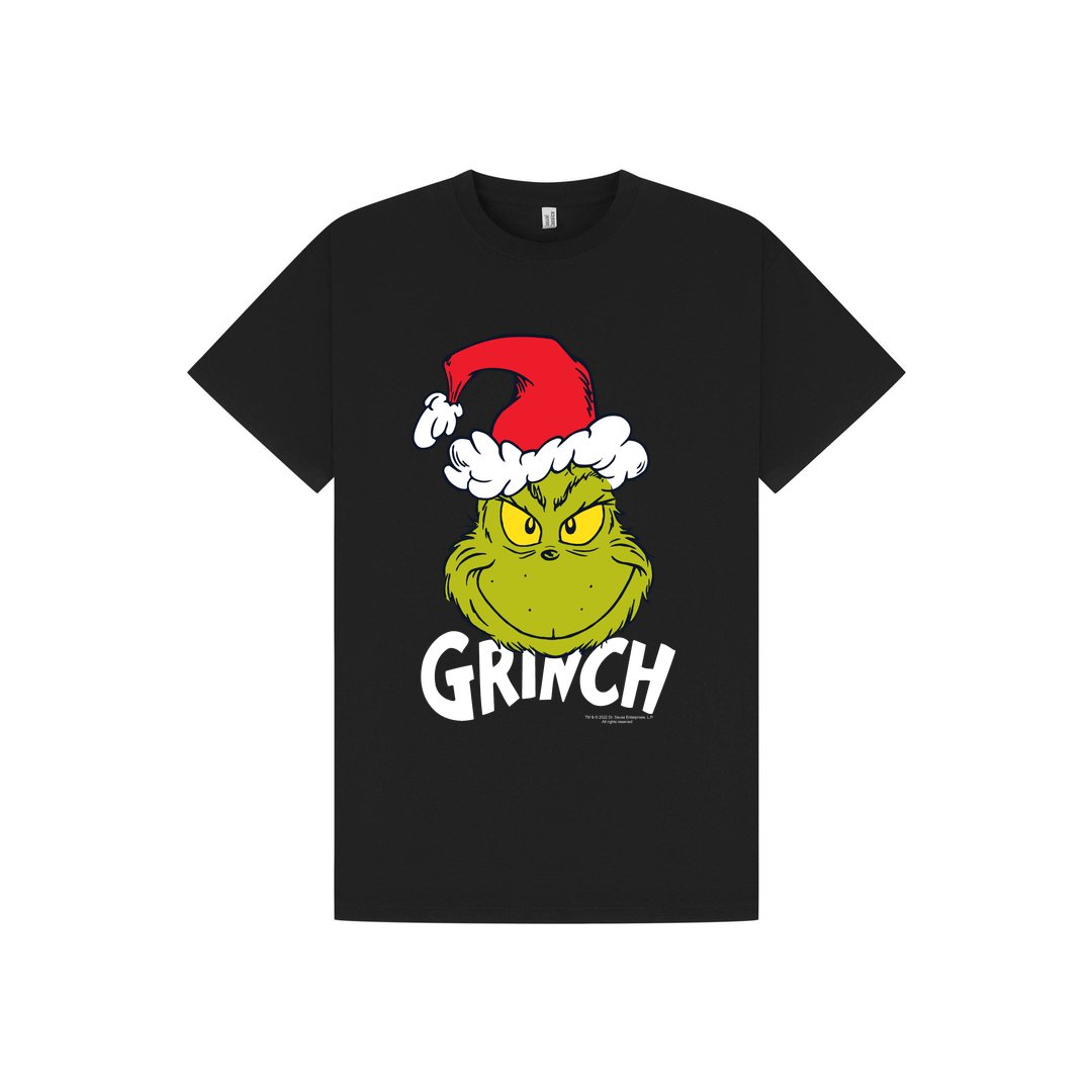 Black Printed T-shirt Front