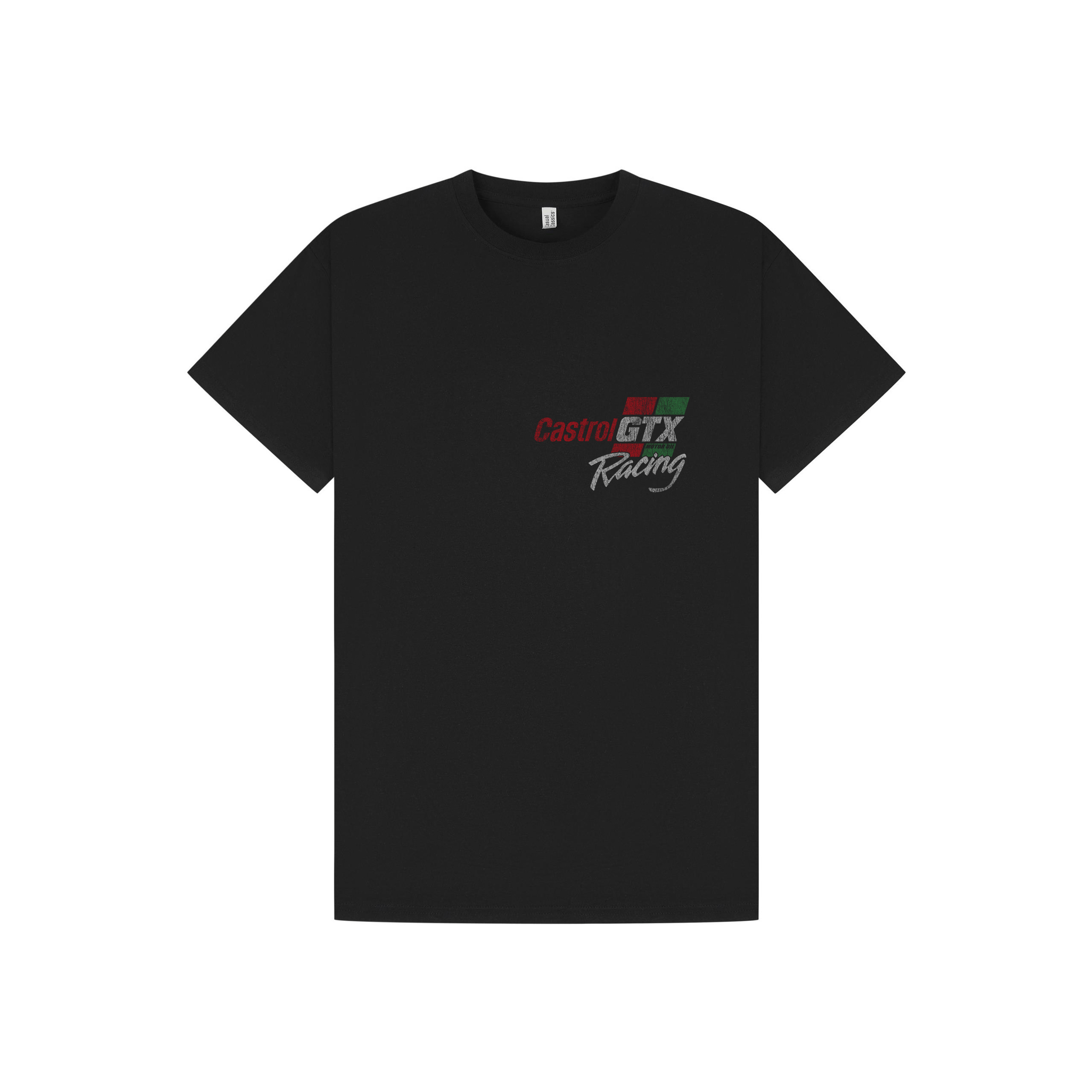 Black Printed T-shirt Front