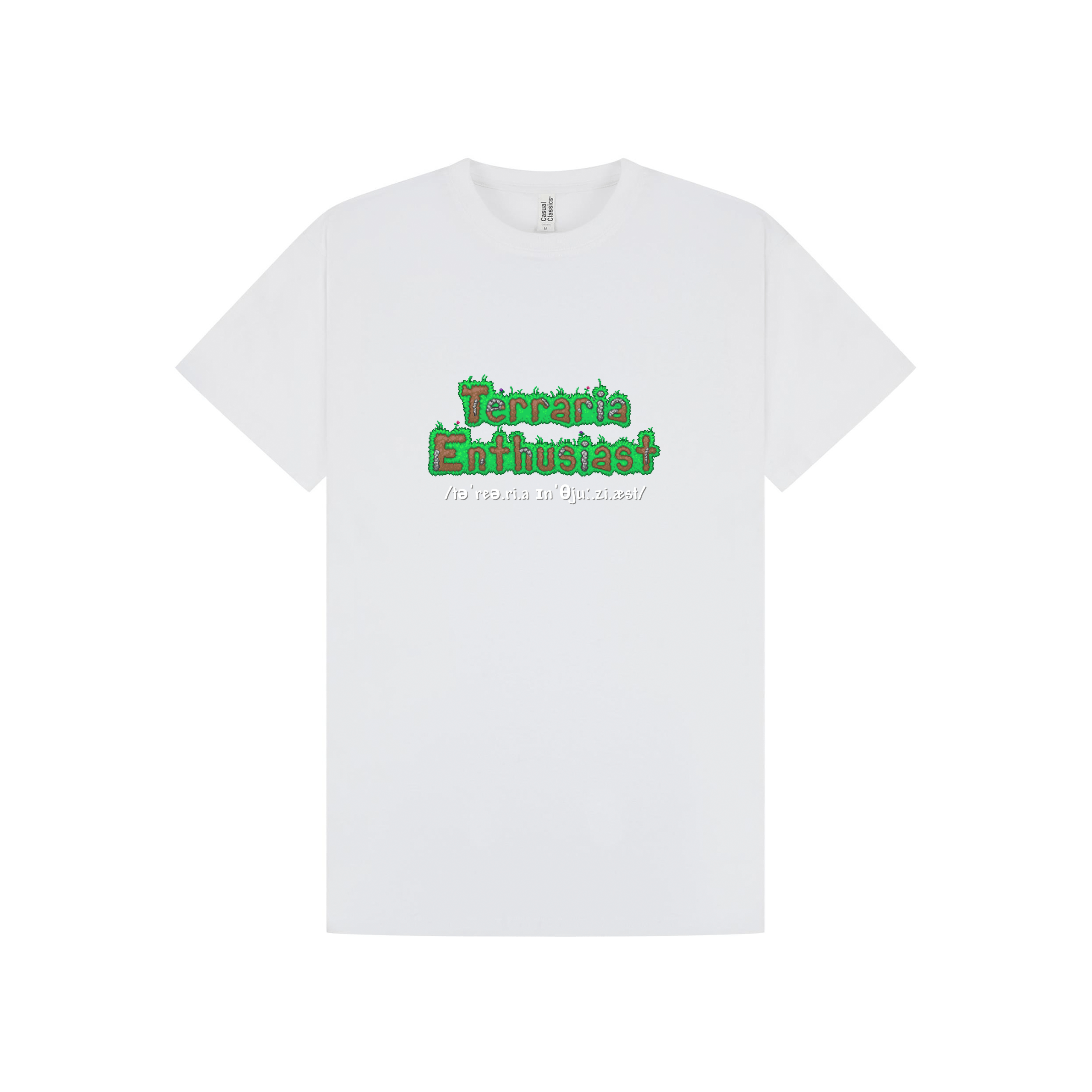 White Printed T-shirt Front