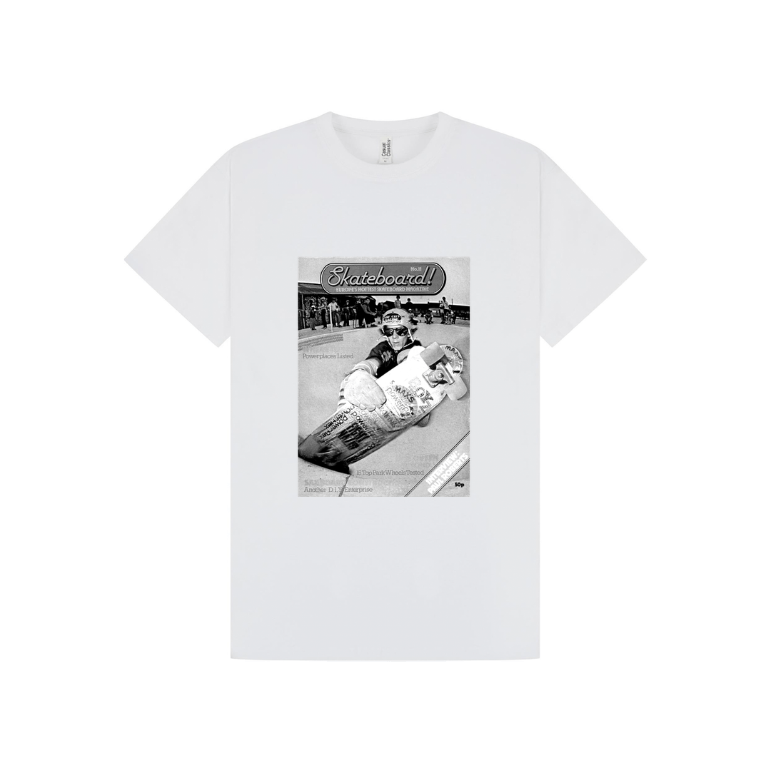 White Printed T-shirt Front