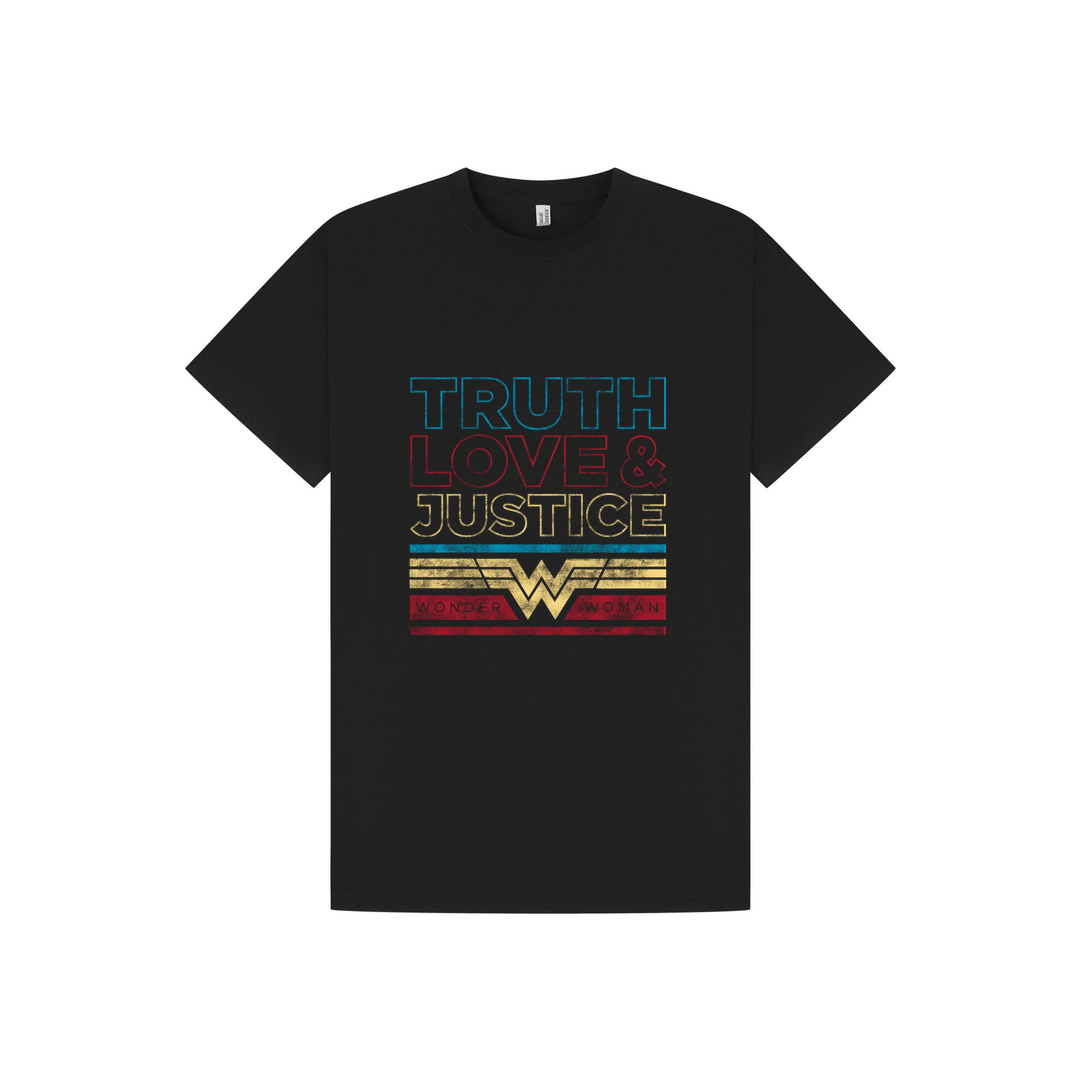 Black Printed T-shirt Front