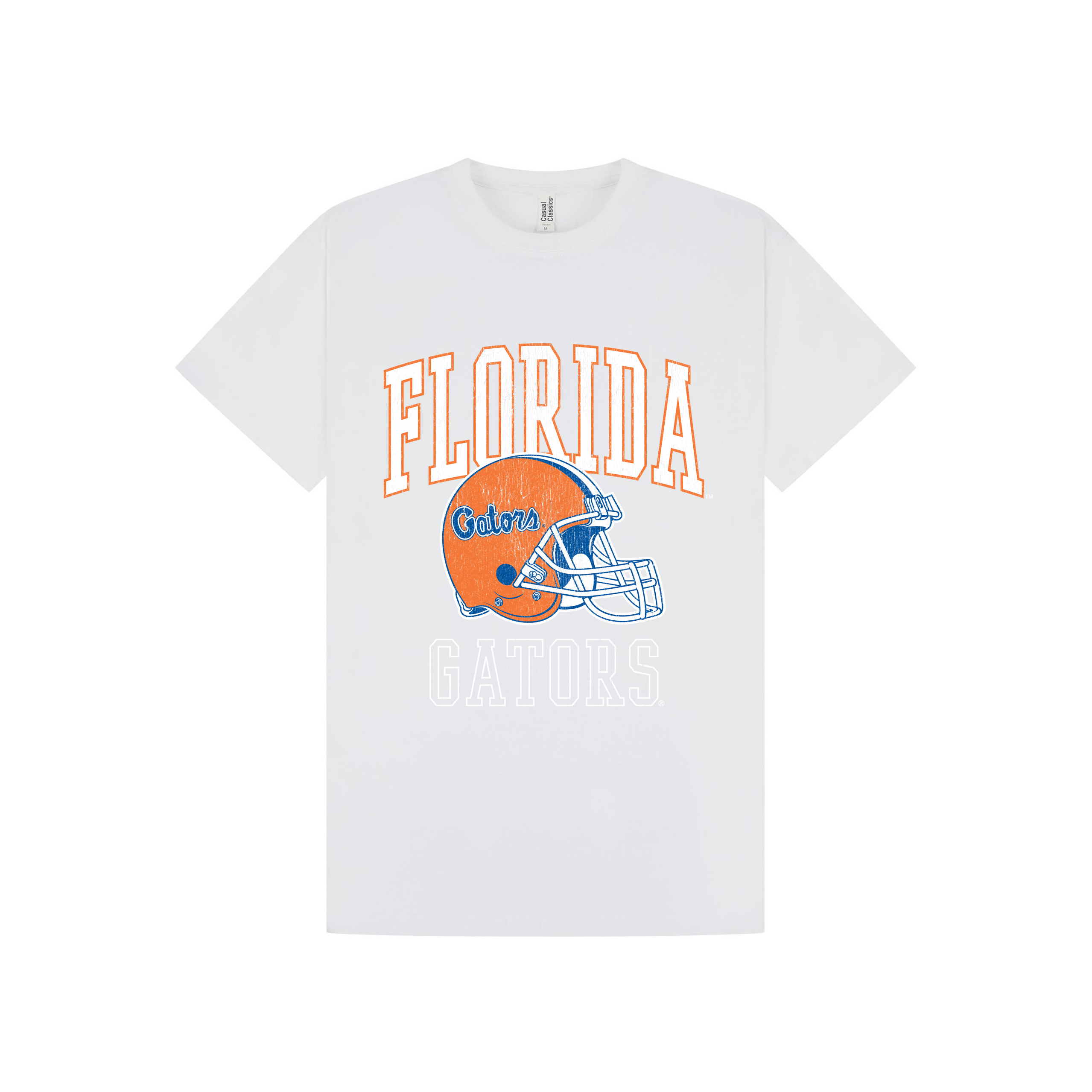 White Printed T-shirt Front