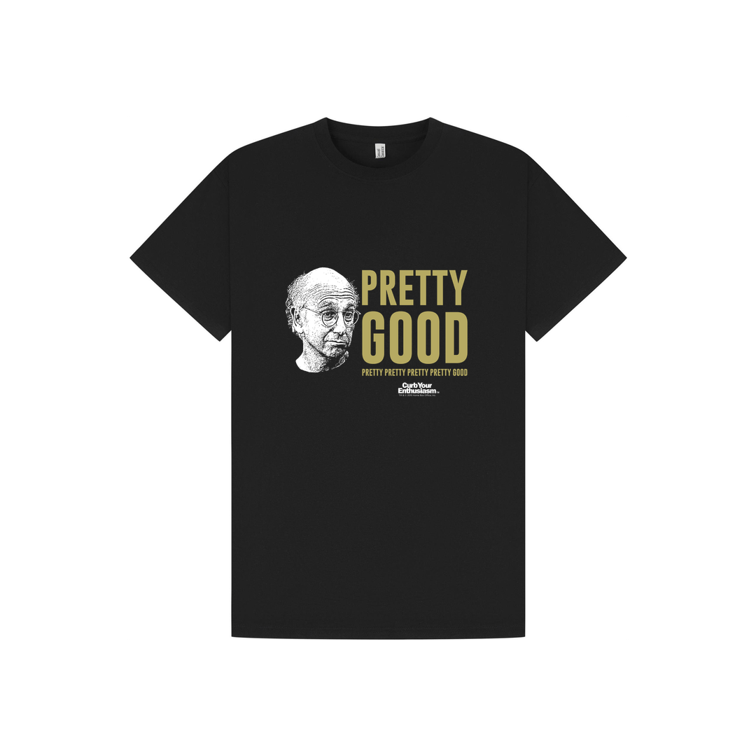 Black Printed T-shirt Front