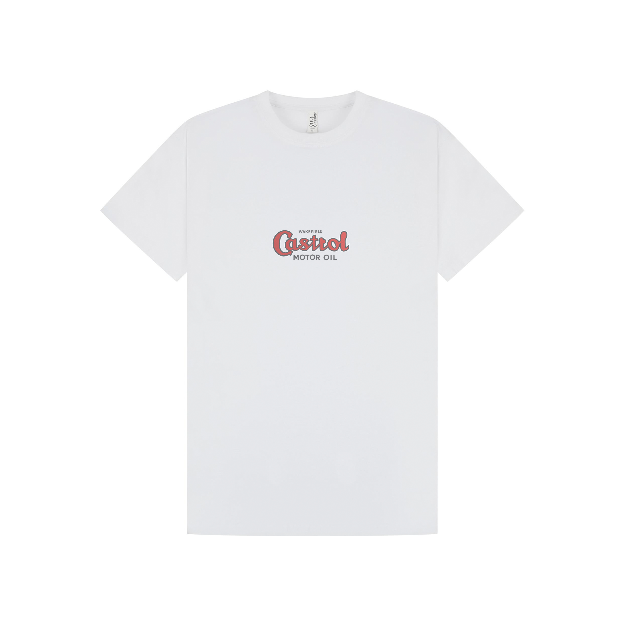 White Printed T-shirt Front