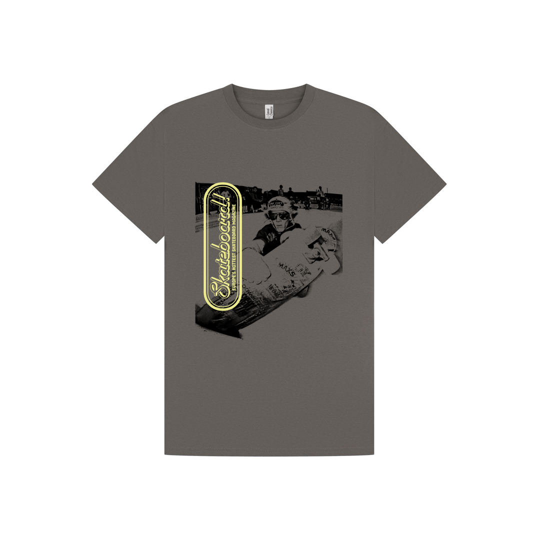 Charcoal Printed T-shirt Front