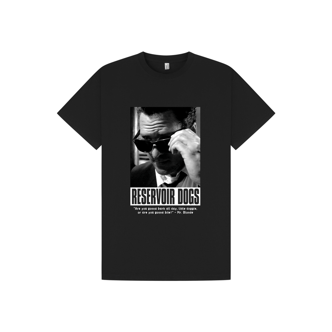 Black Printed T-shirt Front