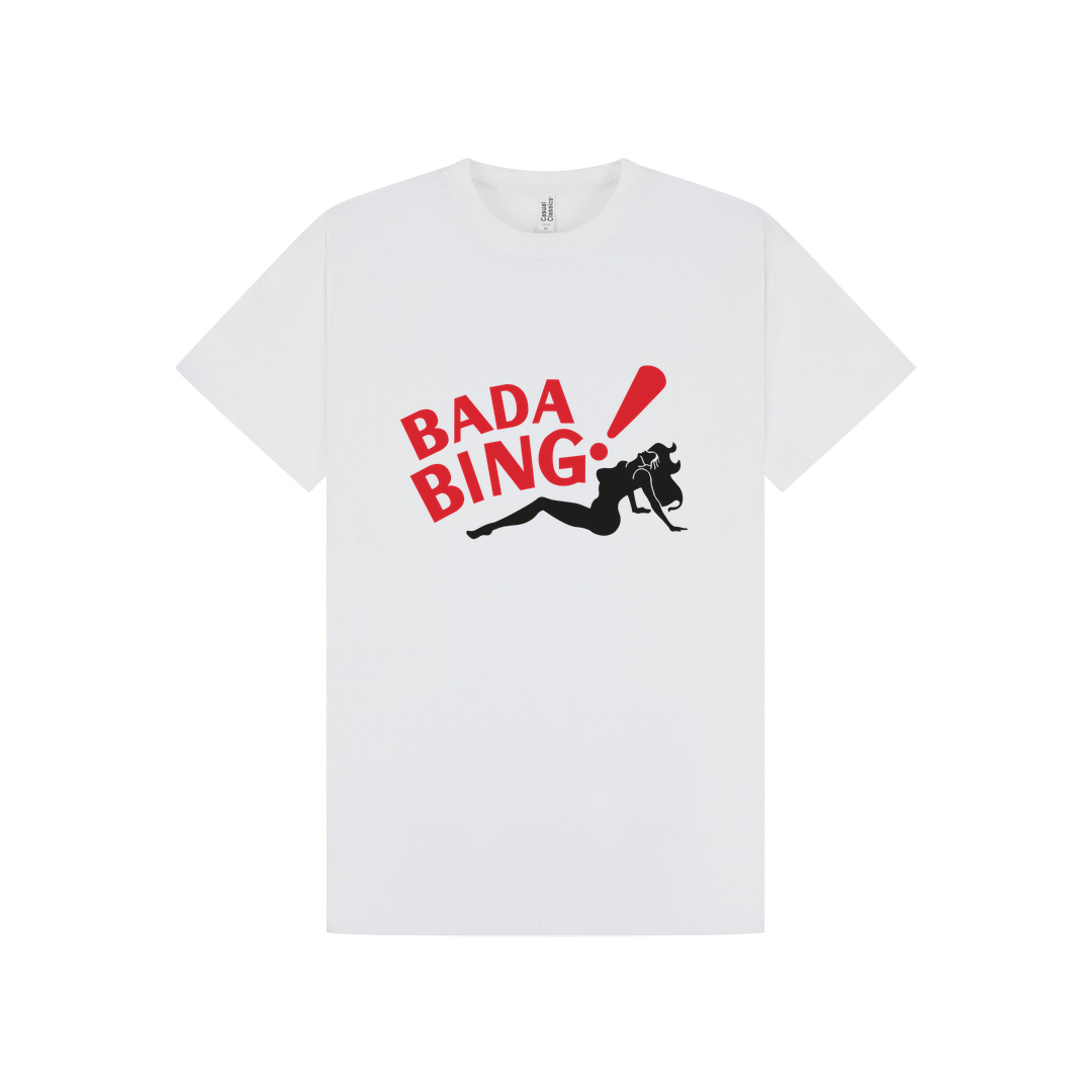 White Printed T-shirt Front