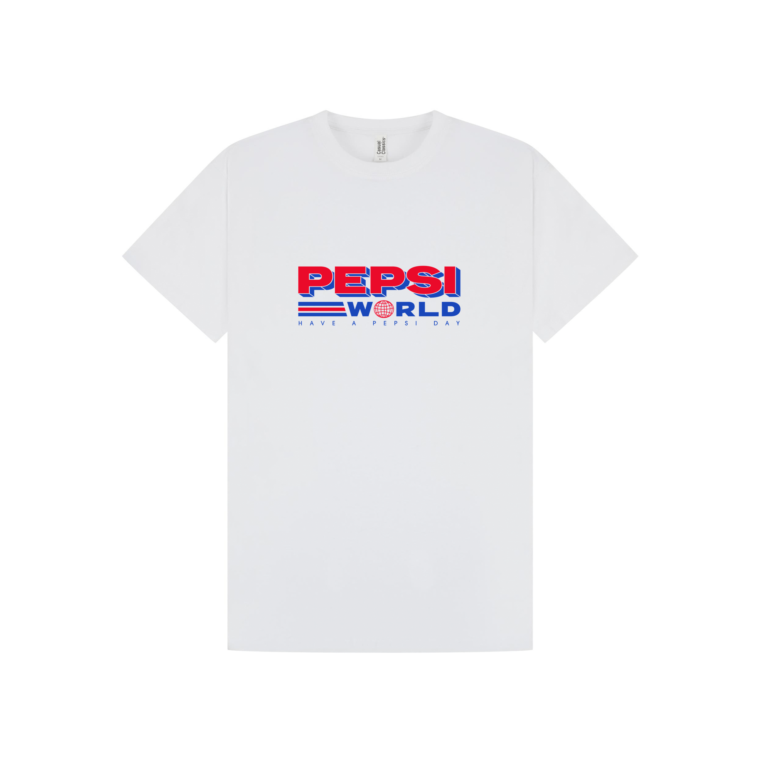 White Printed T-shirt Front