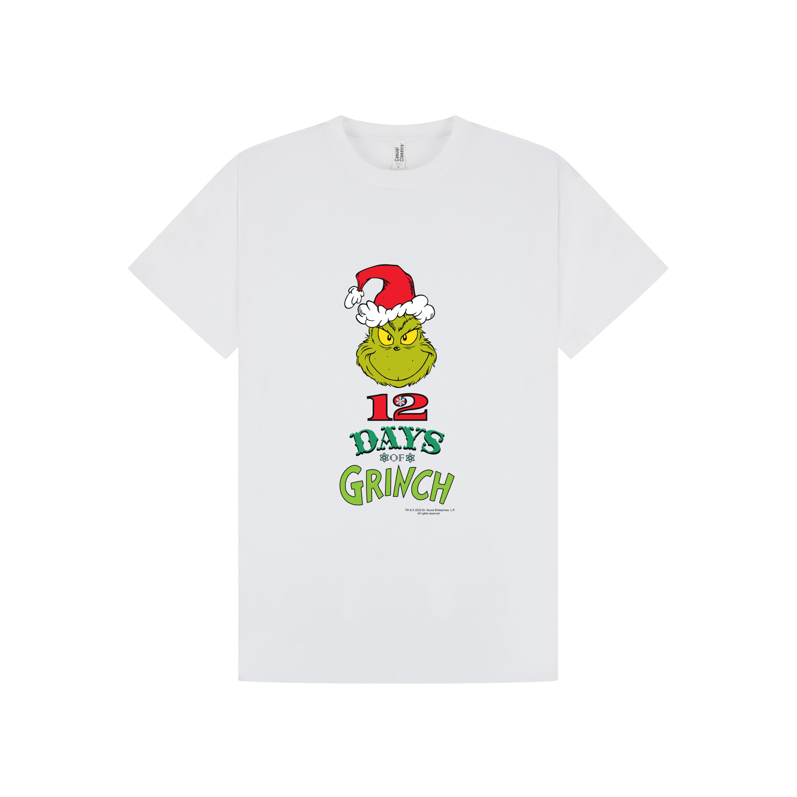 White Printed T-shirt Front