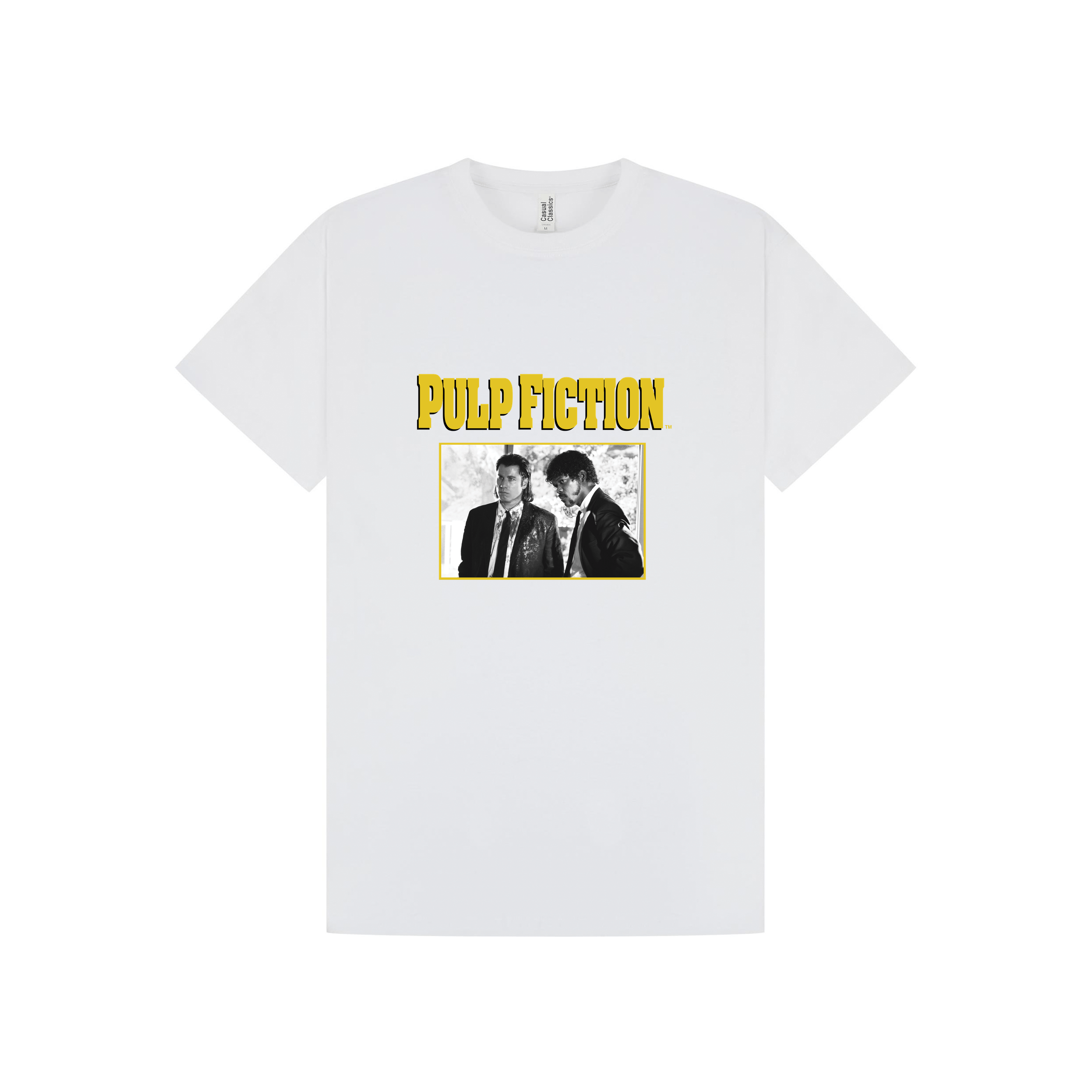 White Printed T-shirt Front