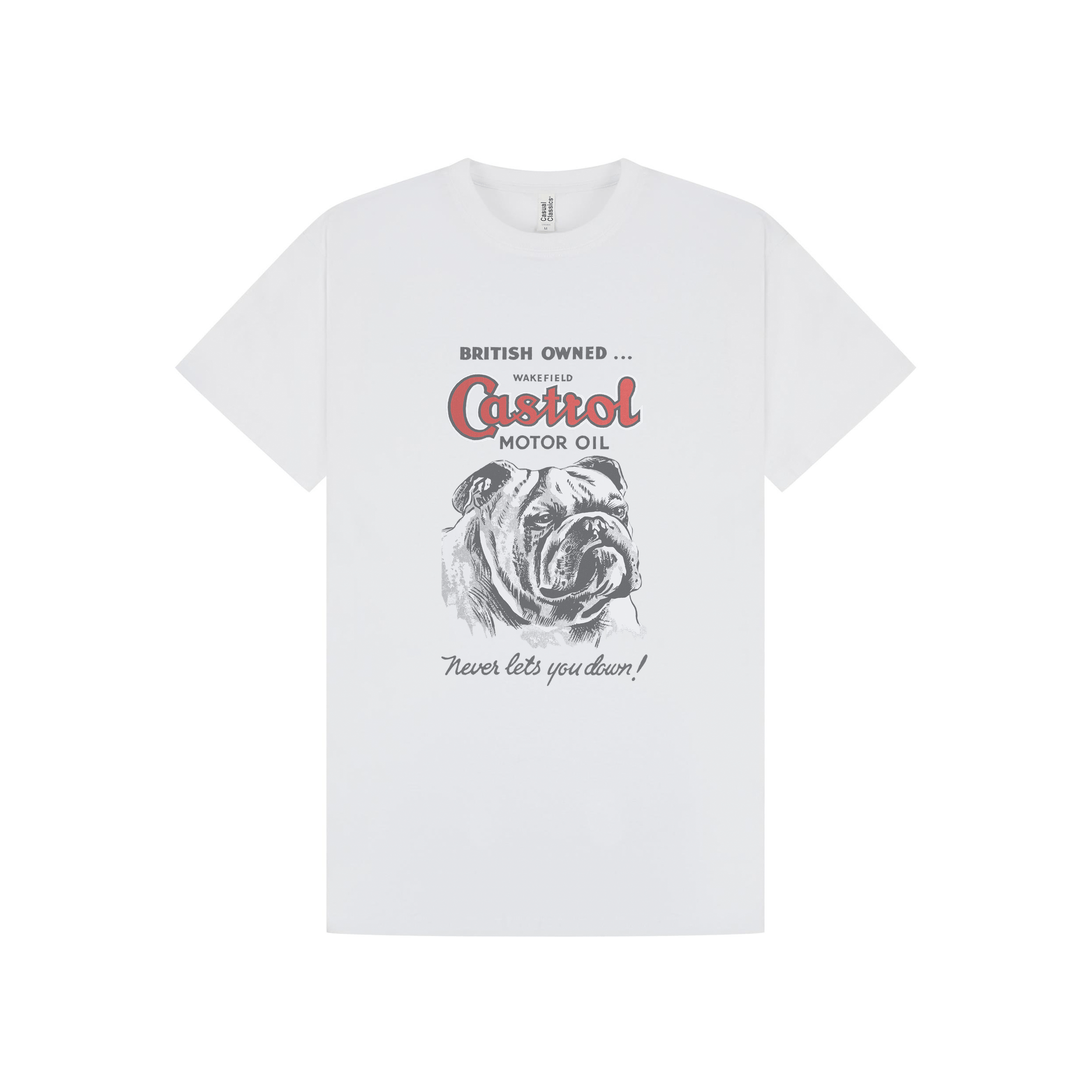 White Printed T-shirt Front